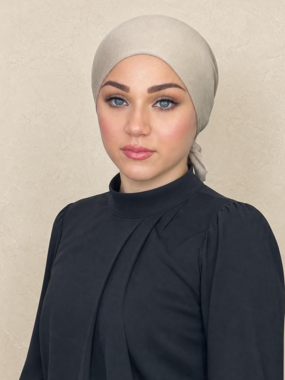 Tie Back UnderScarf-Vanilla