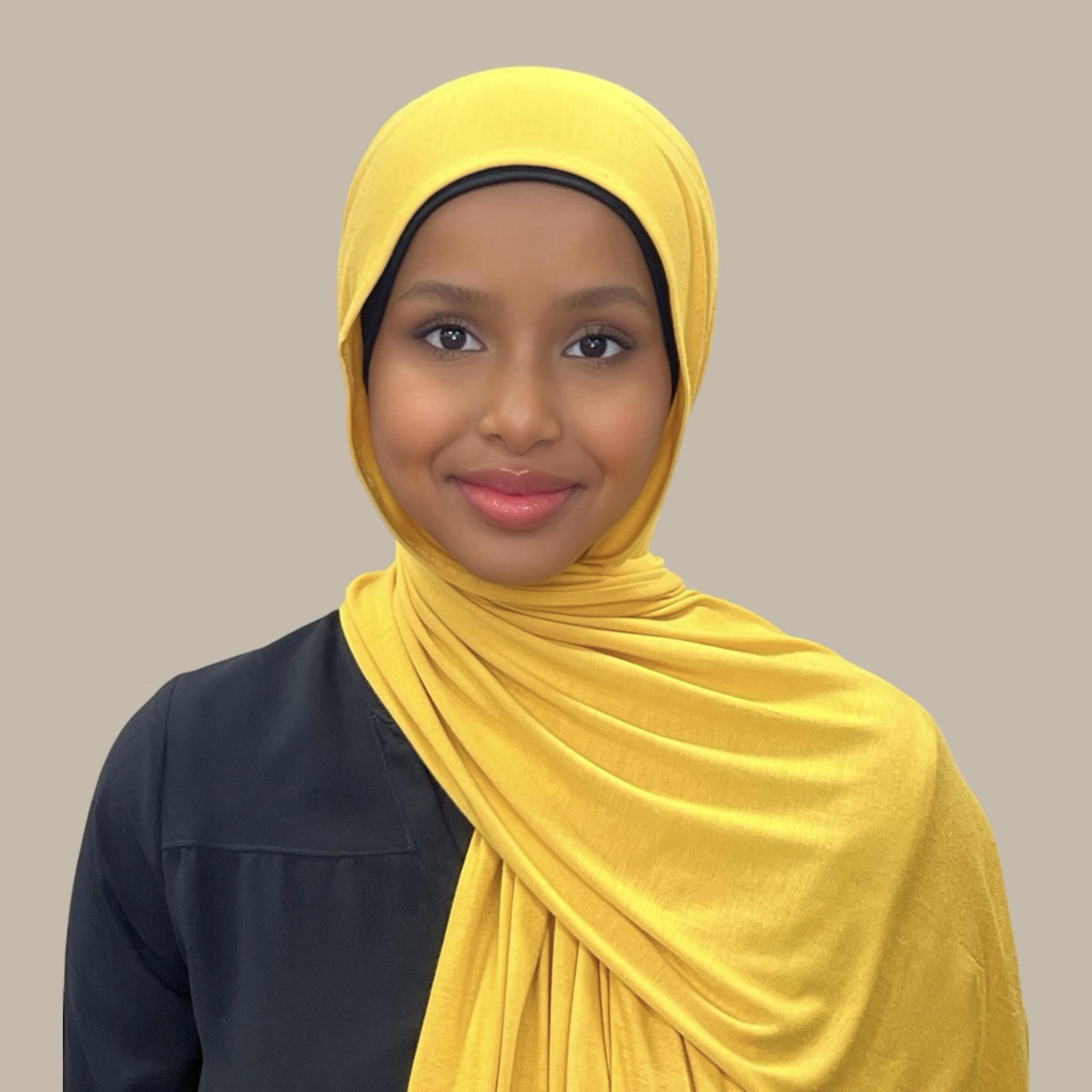 Classic Jersey Hijab-Mustard