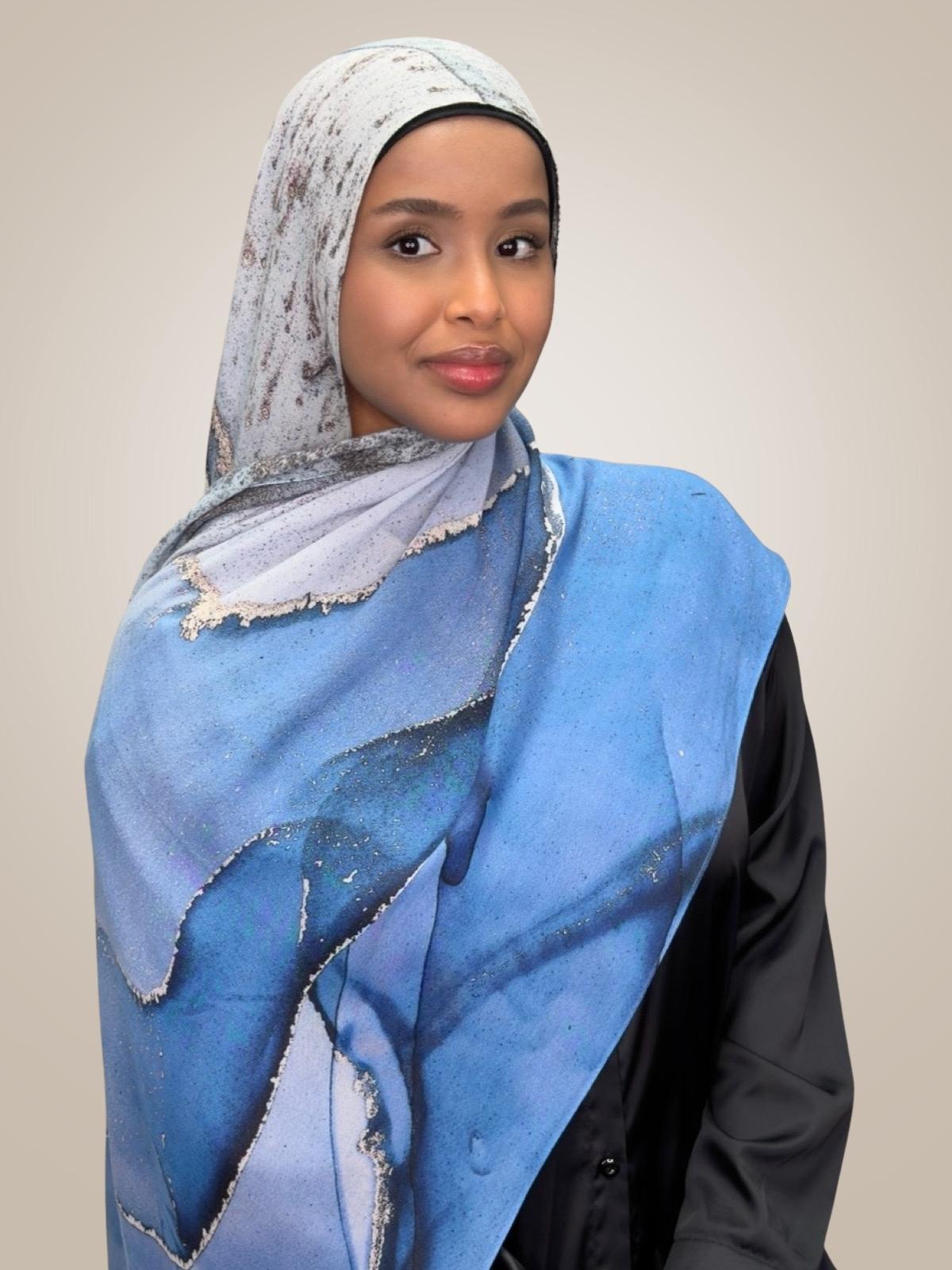 Print Modal Hijab-Santorini Night