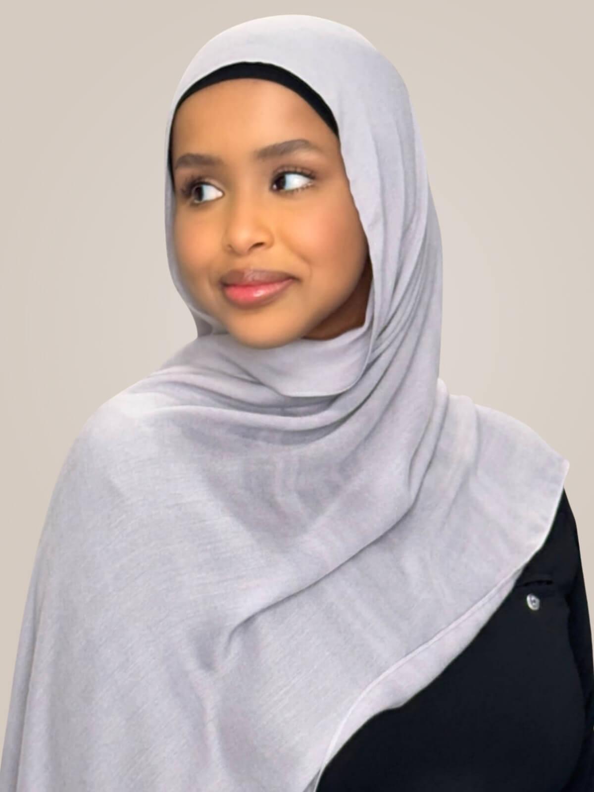 Cotton Modal Hijab-Thunder