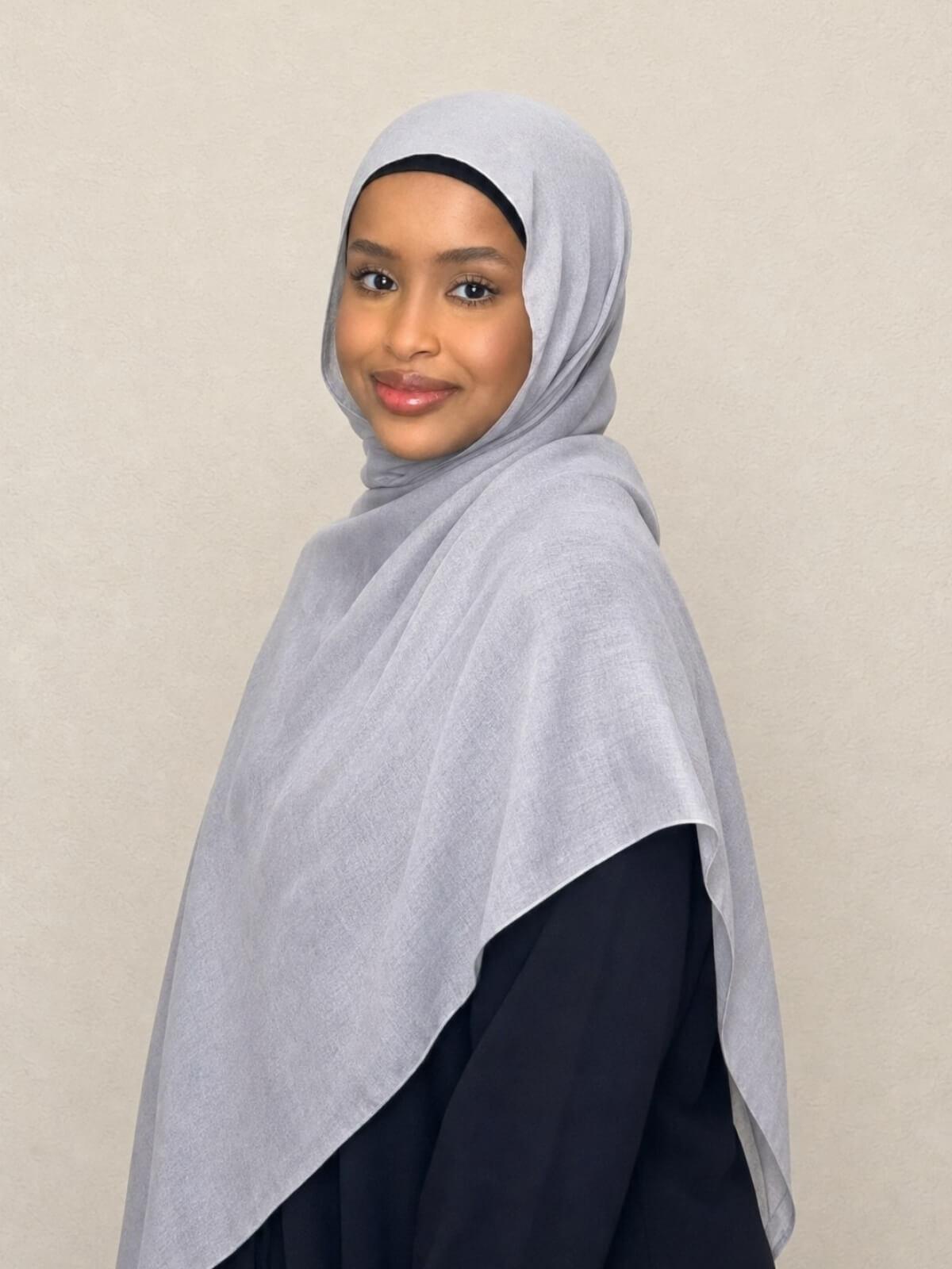 Cotton Modal Hijab-Thunder