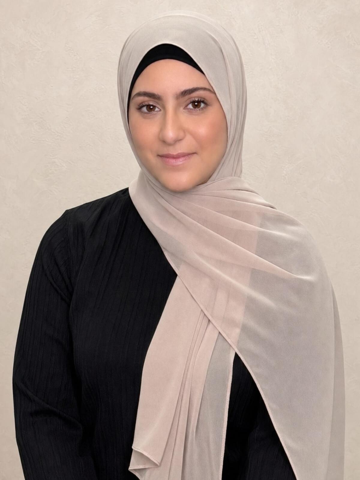 Modish Girl Luxury Chiffon Hijab-Oat