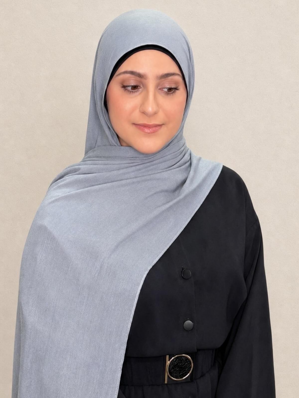 Modish Girl Cotton Modal Hijab-Fossil