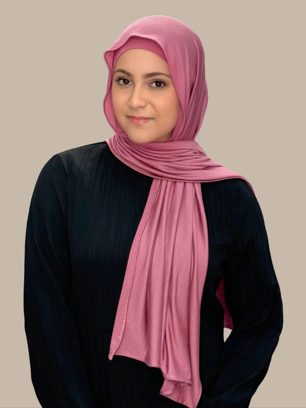 Modish Girl Premium Jersey Hijab-Pale Rose