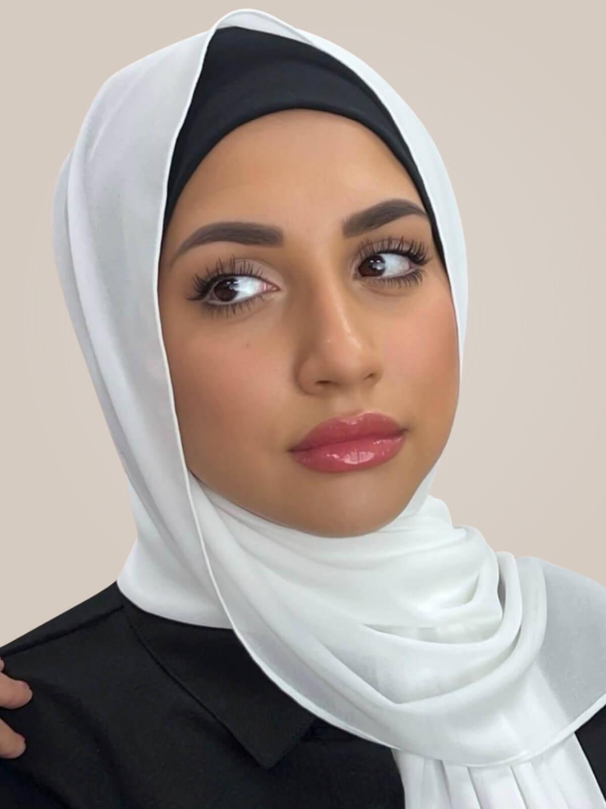 Classic Chiffon Hijab-Off White