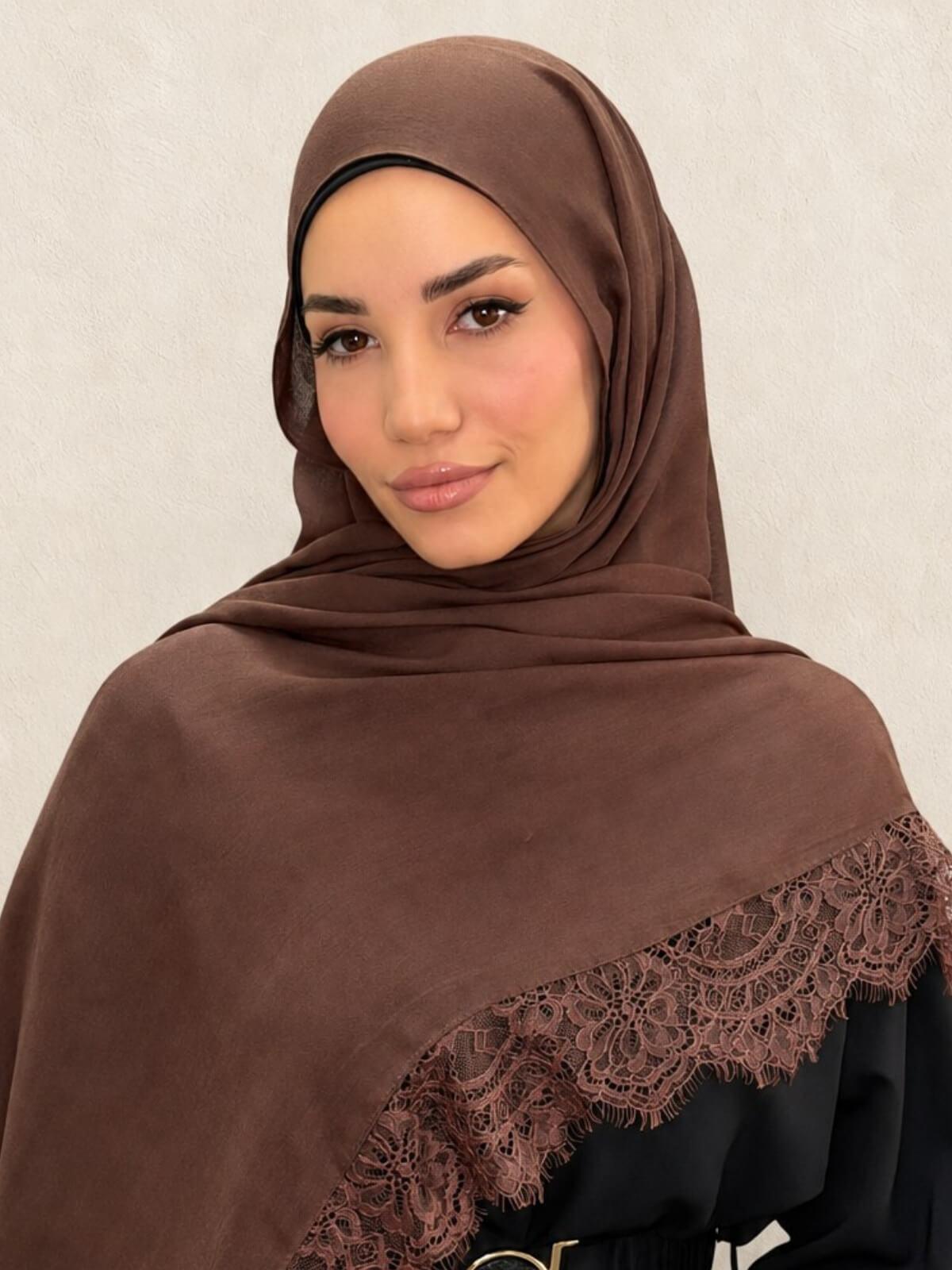 Lace Cotton Modal Hijab-Keepsake