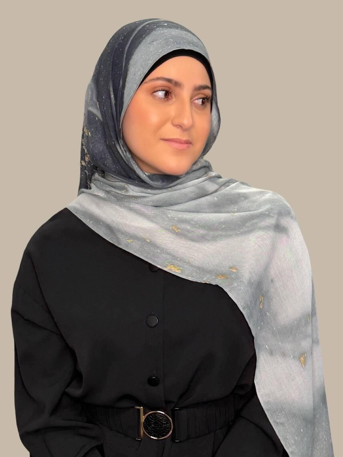 Modish Girl Print Modal Hijab-London Fog