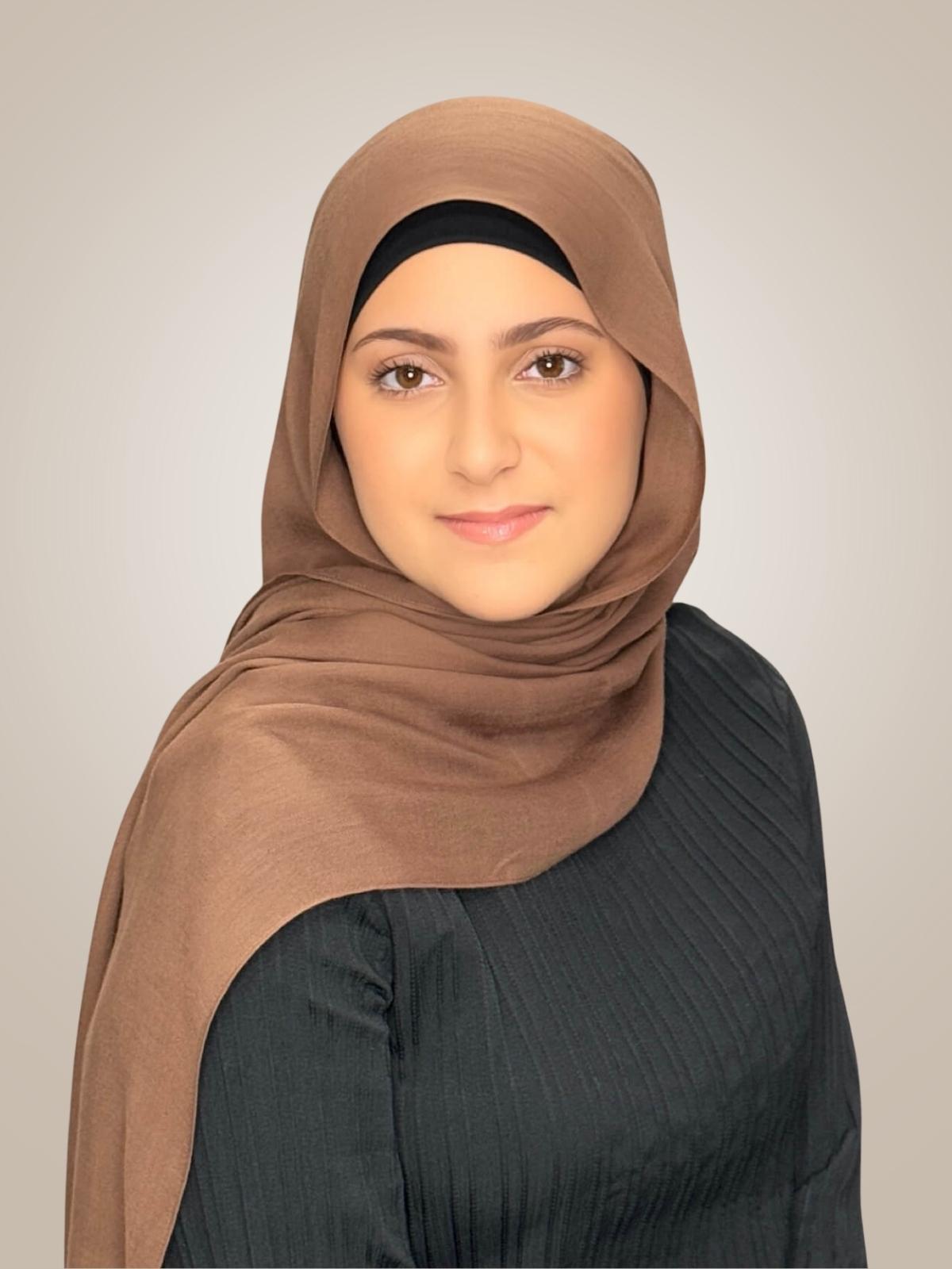 Modish Girl Cotton Modal Hijab-Golden Walnut