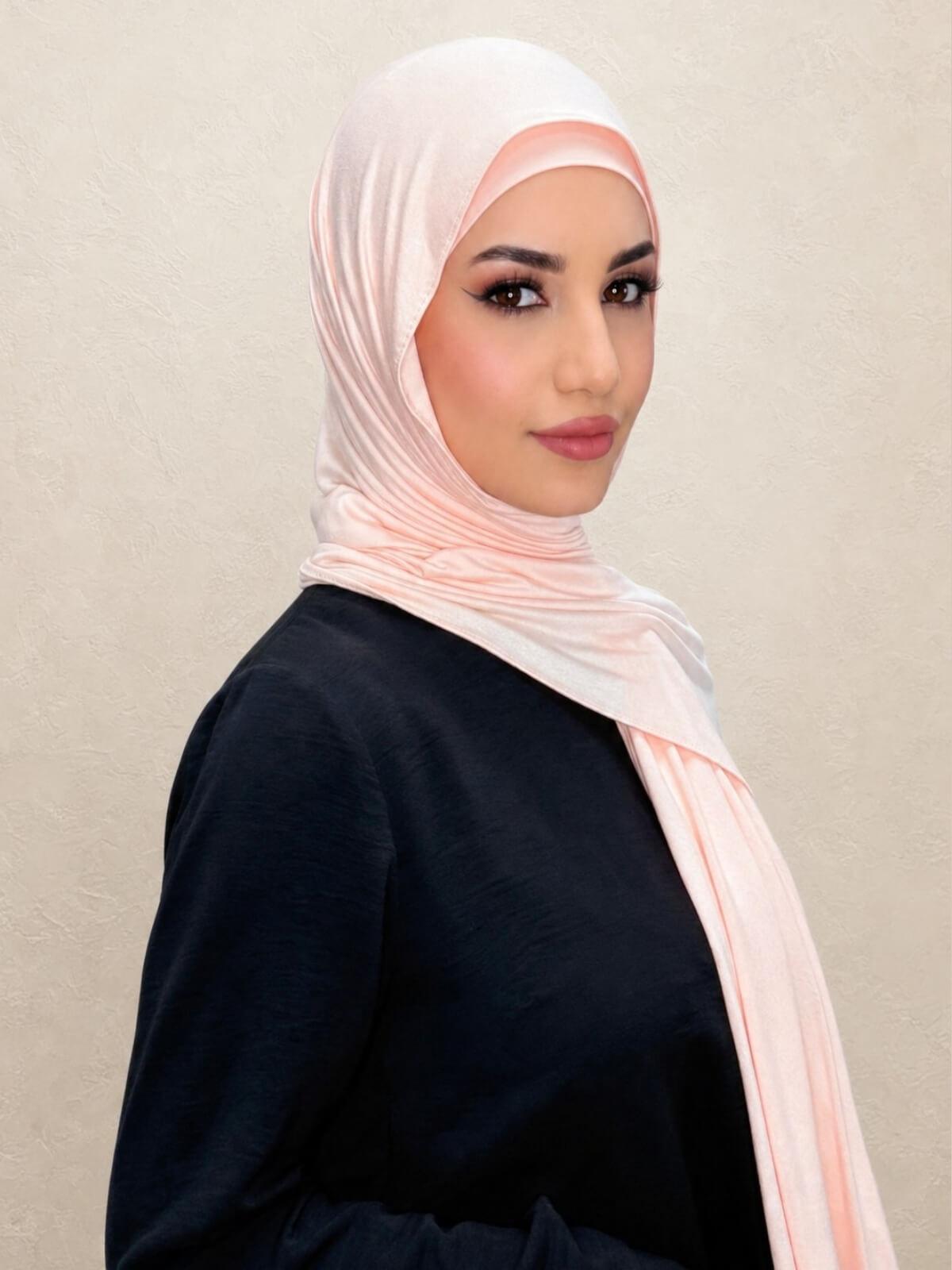 Premium Jersey Hijab-Pearl