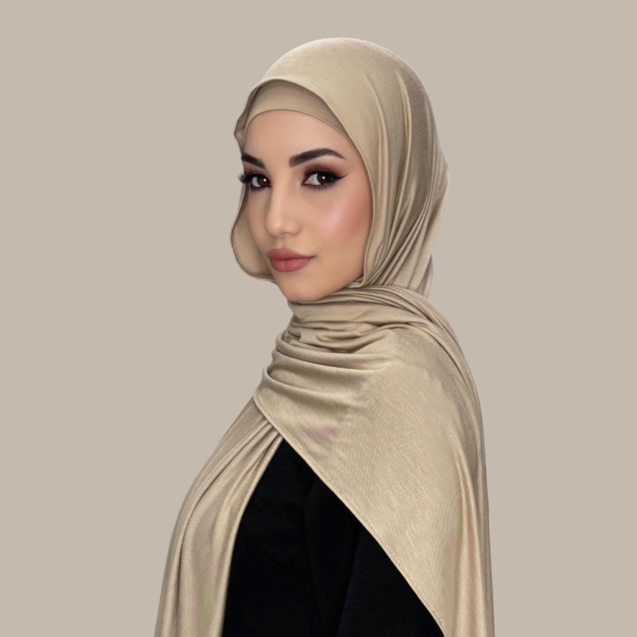 Premium Jersey Hijab-Oak