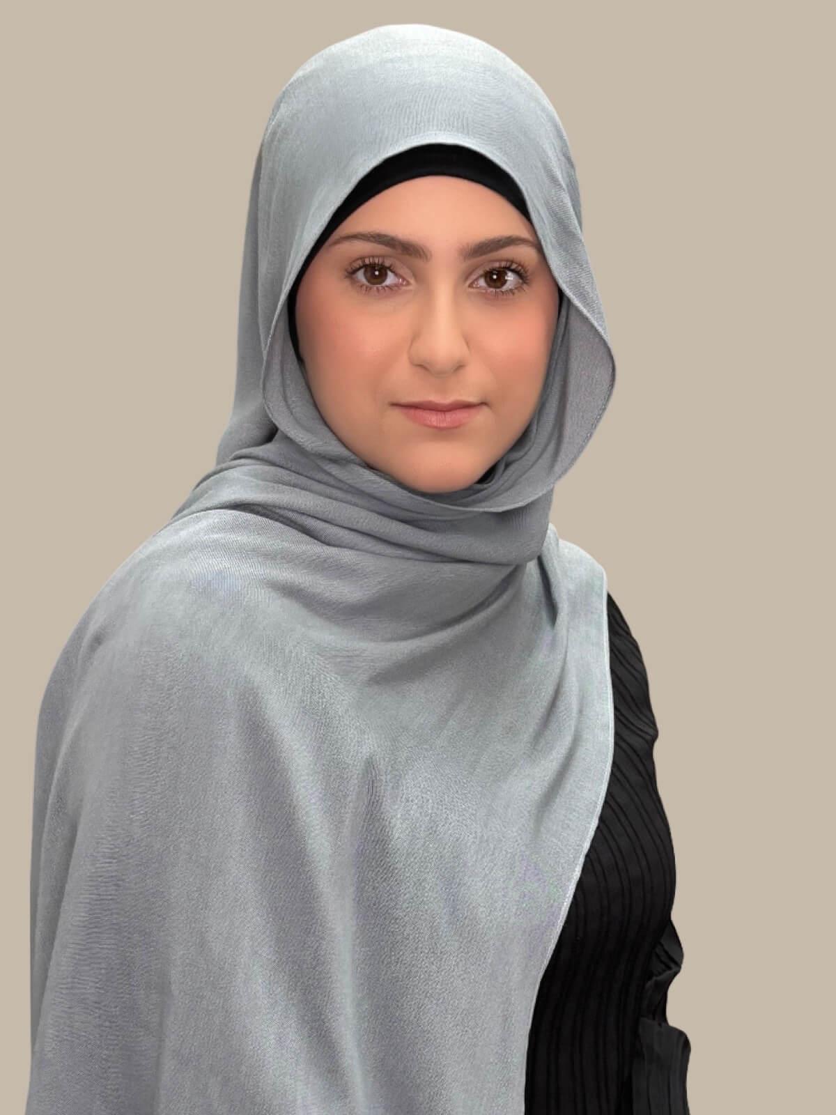 Modish Girl Cotton Modal Hijab-Fossil