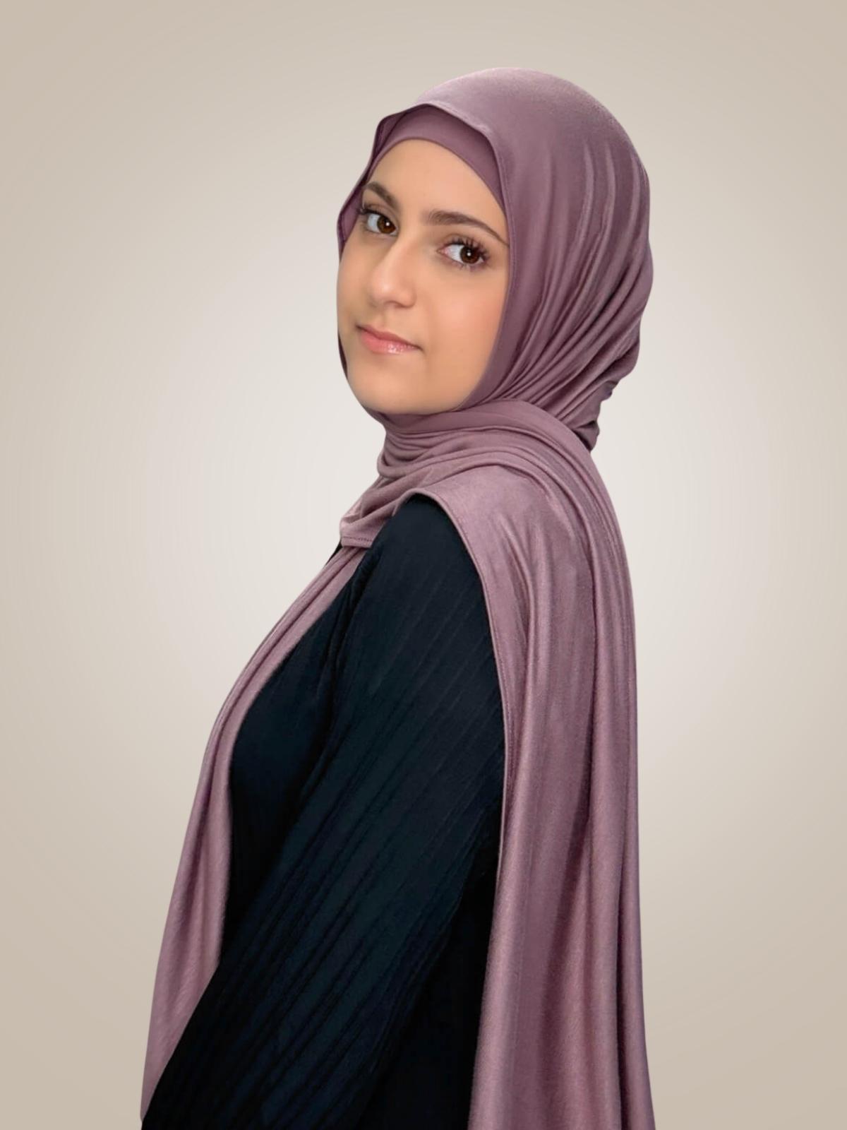 Modish girl Premium Jersey Hijab-Rose Taupe