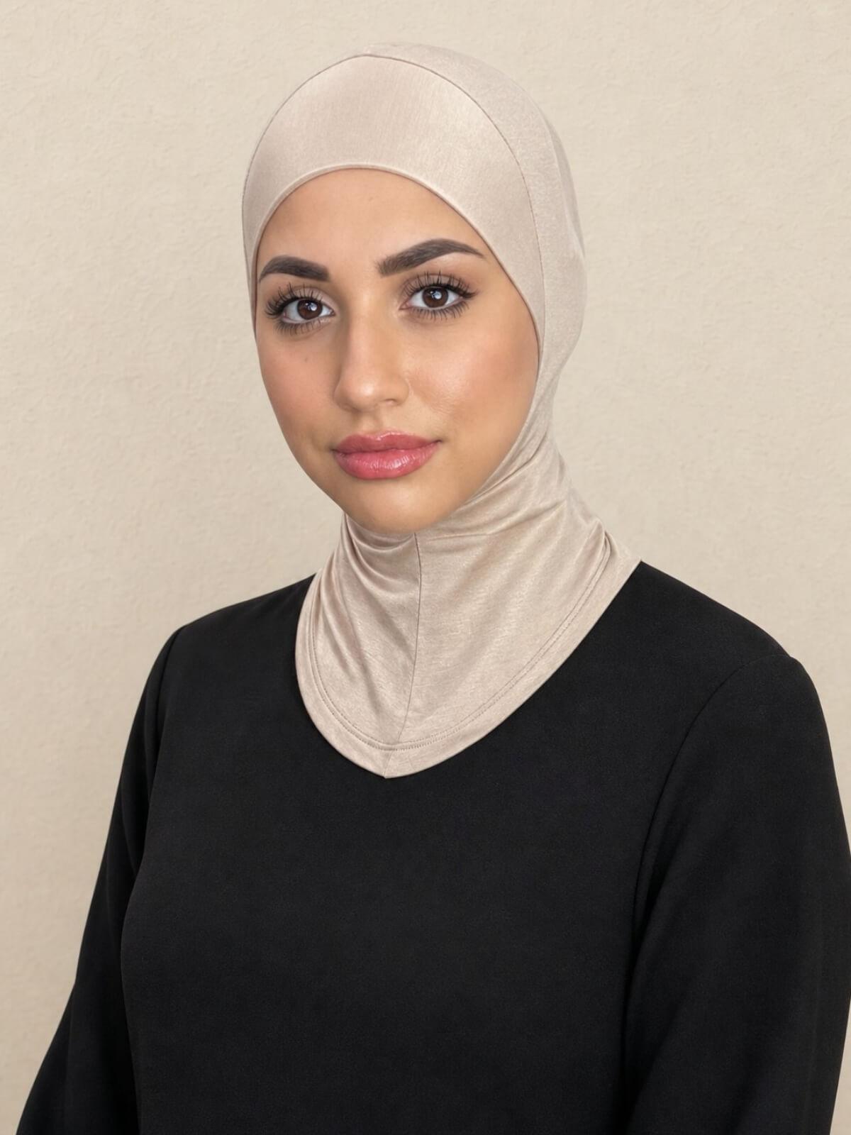 Premium Jersey Full Coverage Underscarf-Vanilla