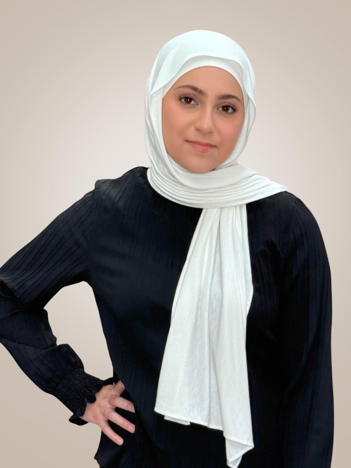 Modish Girl Premium Jersey Hijab-Off White