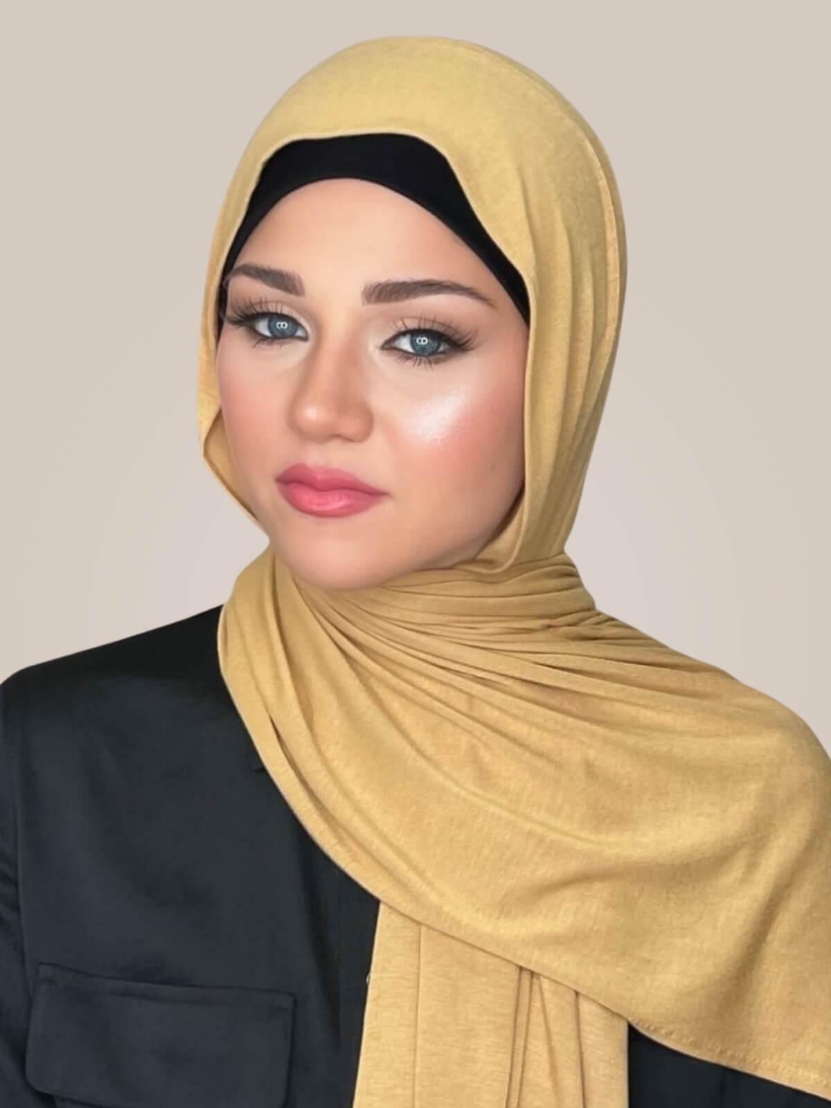 Classic Jersey Hijab-Butterscotch