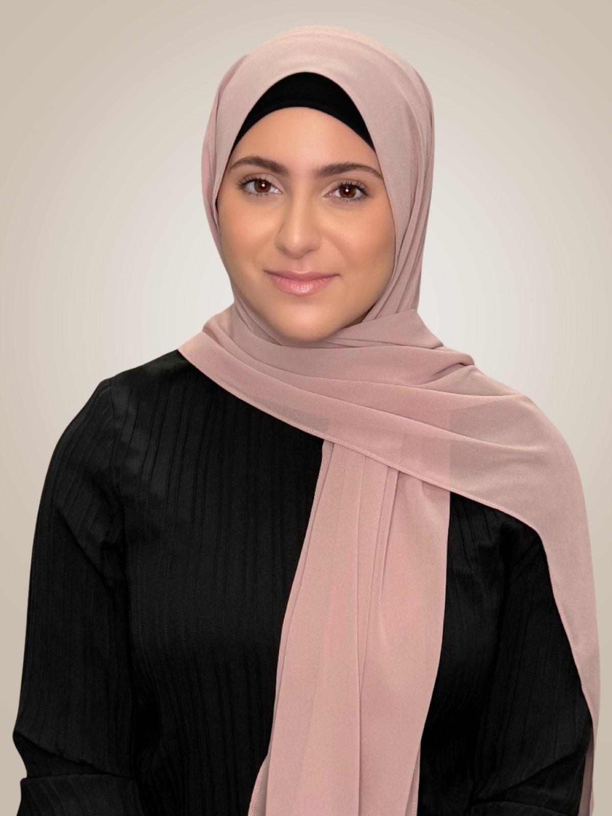 Modish Girl luxury chiffon Hijab-Pale Taupe