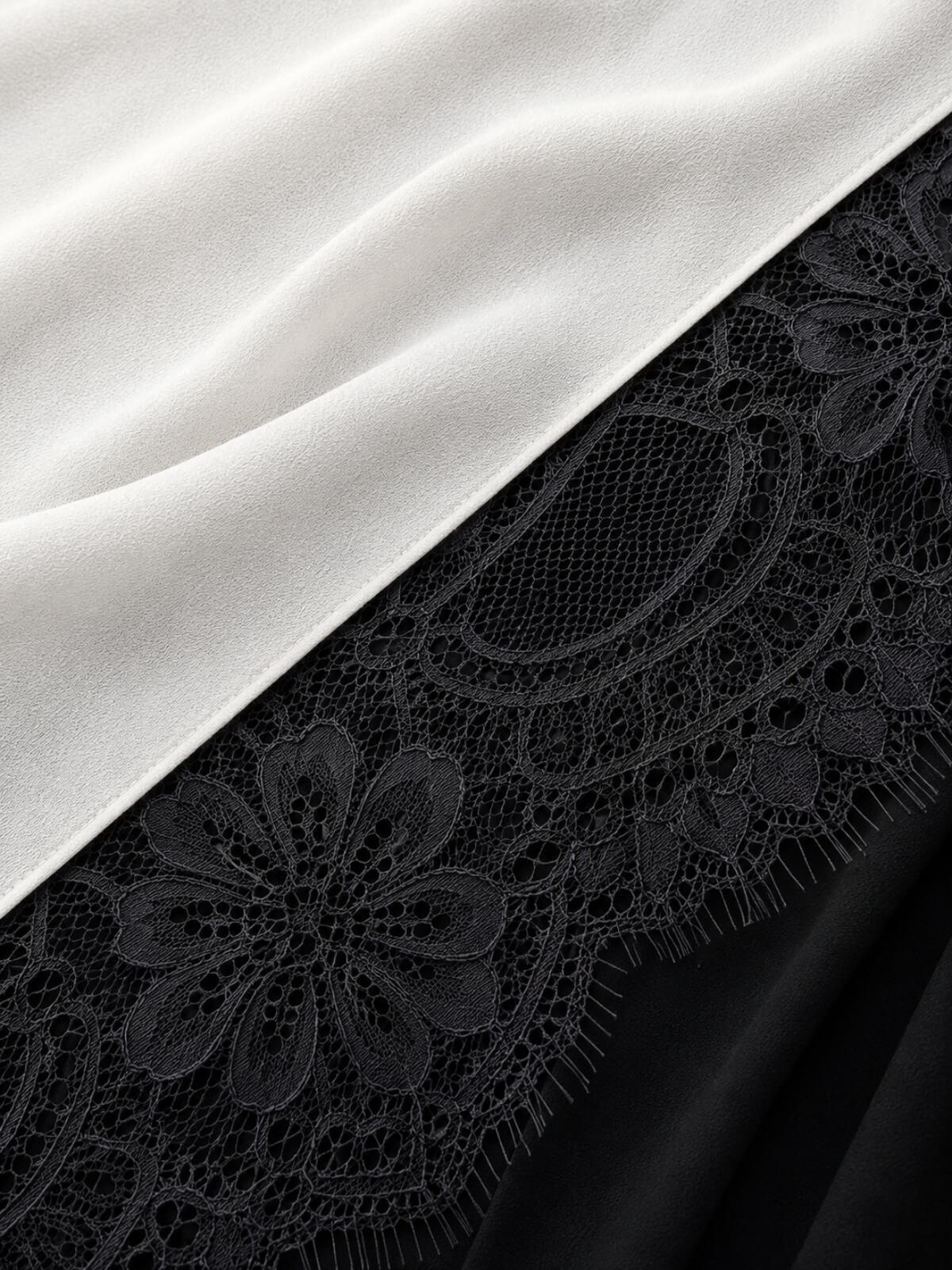 Lace Cotton Modal Hijab-Soft Pearl