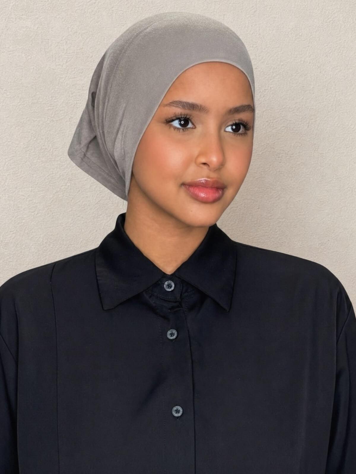 Premium Cotton Underscarf-Truffle