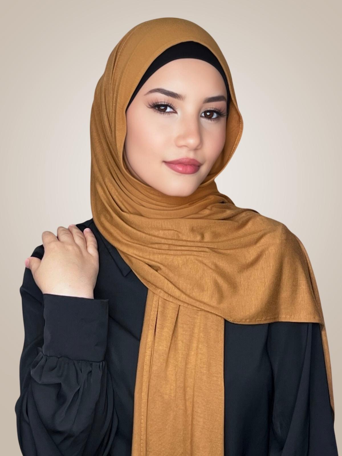 Classic Jersey Hijab-Goldenrod