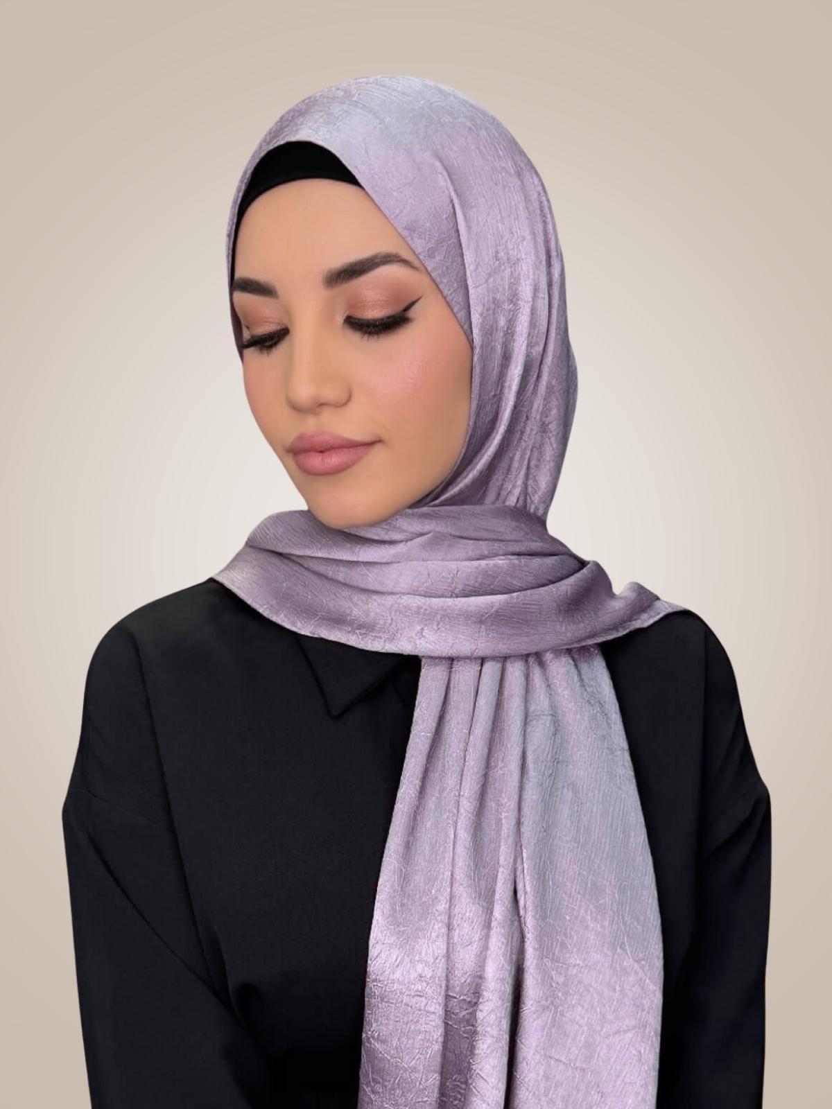 Classic Satin Hijab-Periwinkle