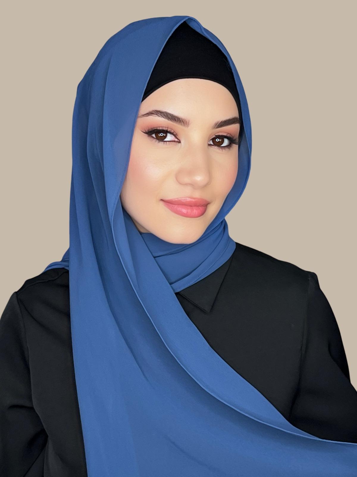 Luxury Chiffon Hijab-Spruce