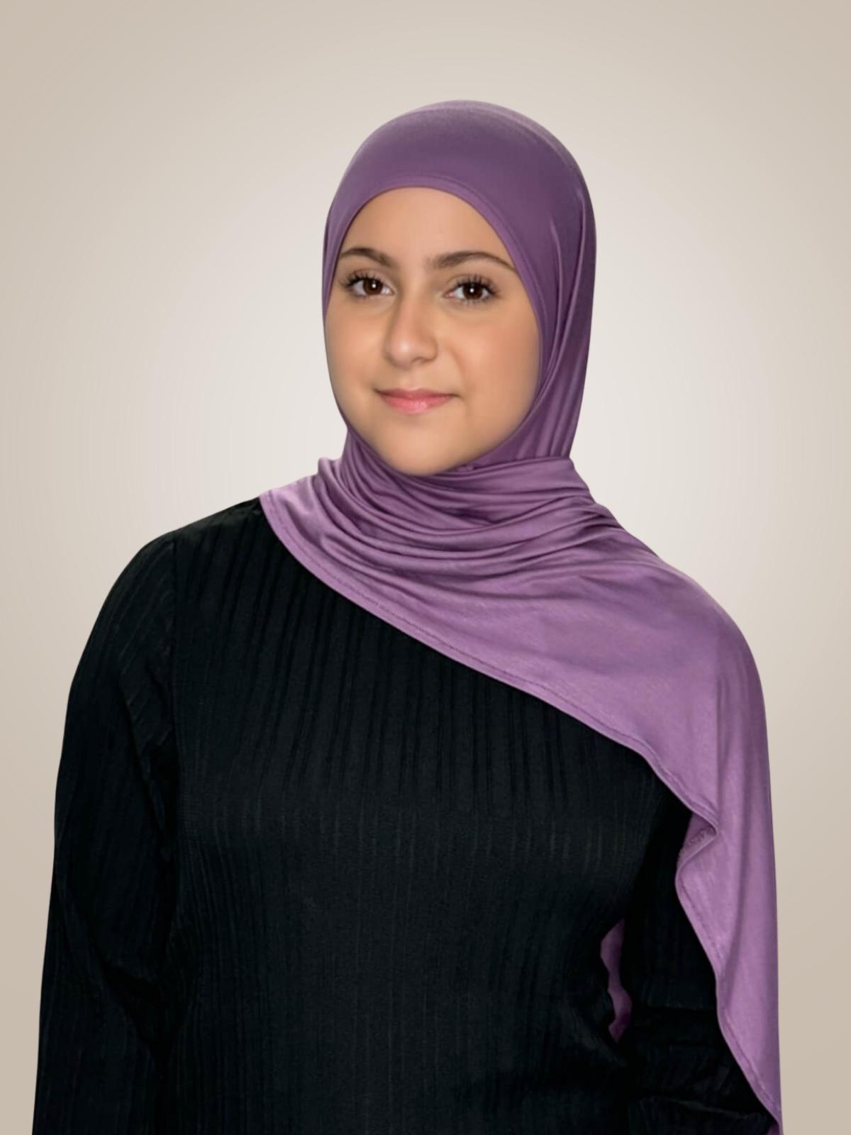 Modish Girl Pre-Sewn Jersey Hijab-Mauve Taupe