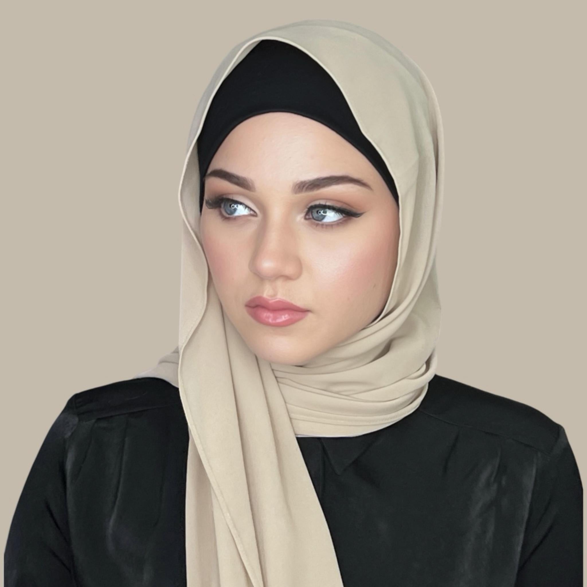 Classic Chiffon Hijab-Camel