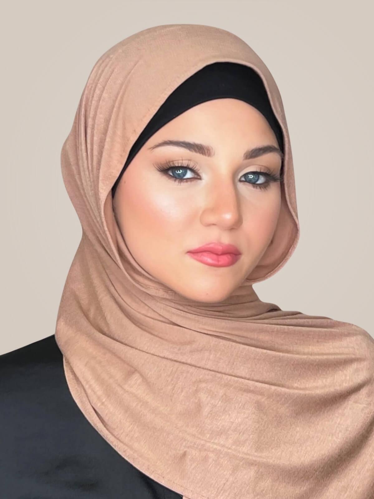 Classic Jersey Hijab-Coffee