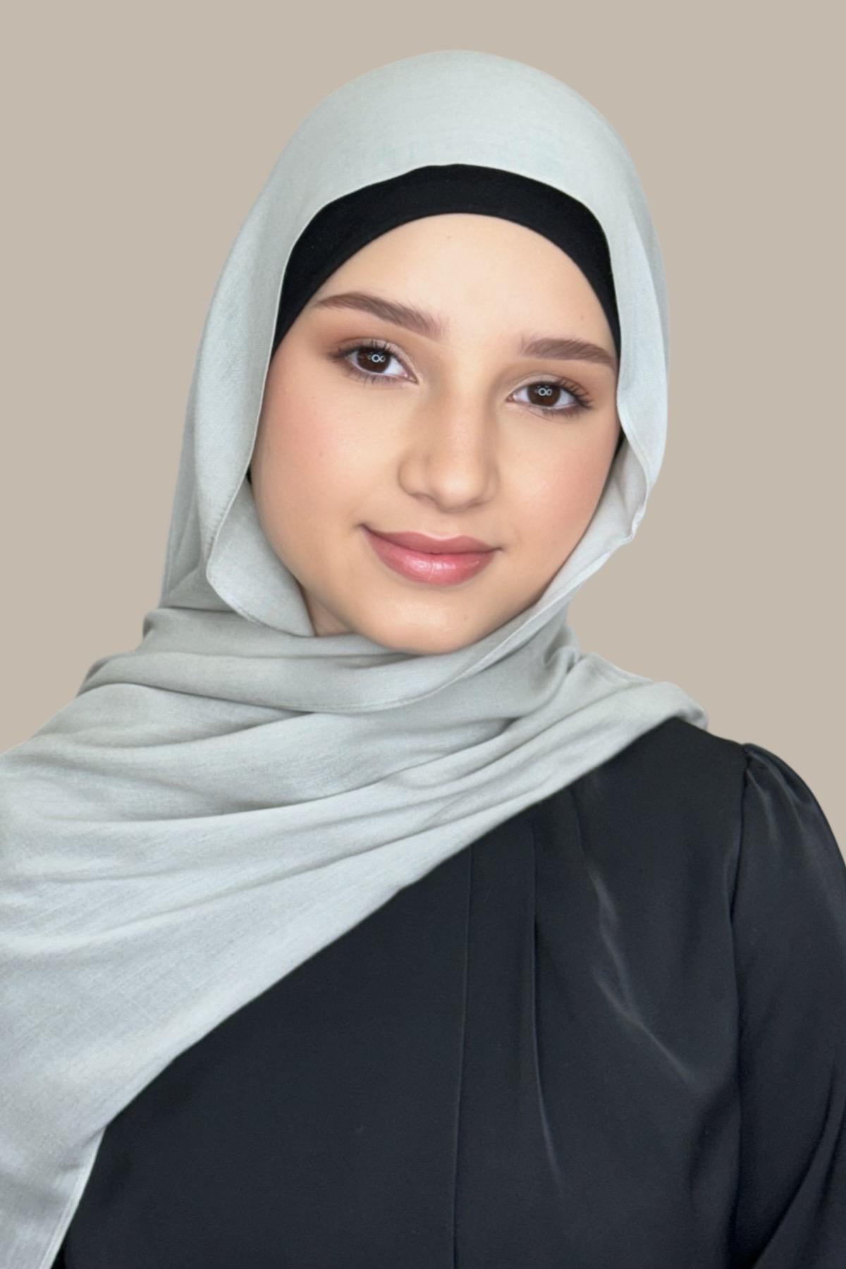 Modish Girl Cotton Modal Hijab-Pearl River