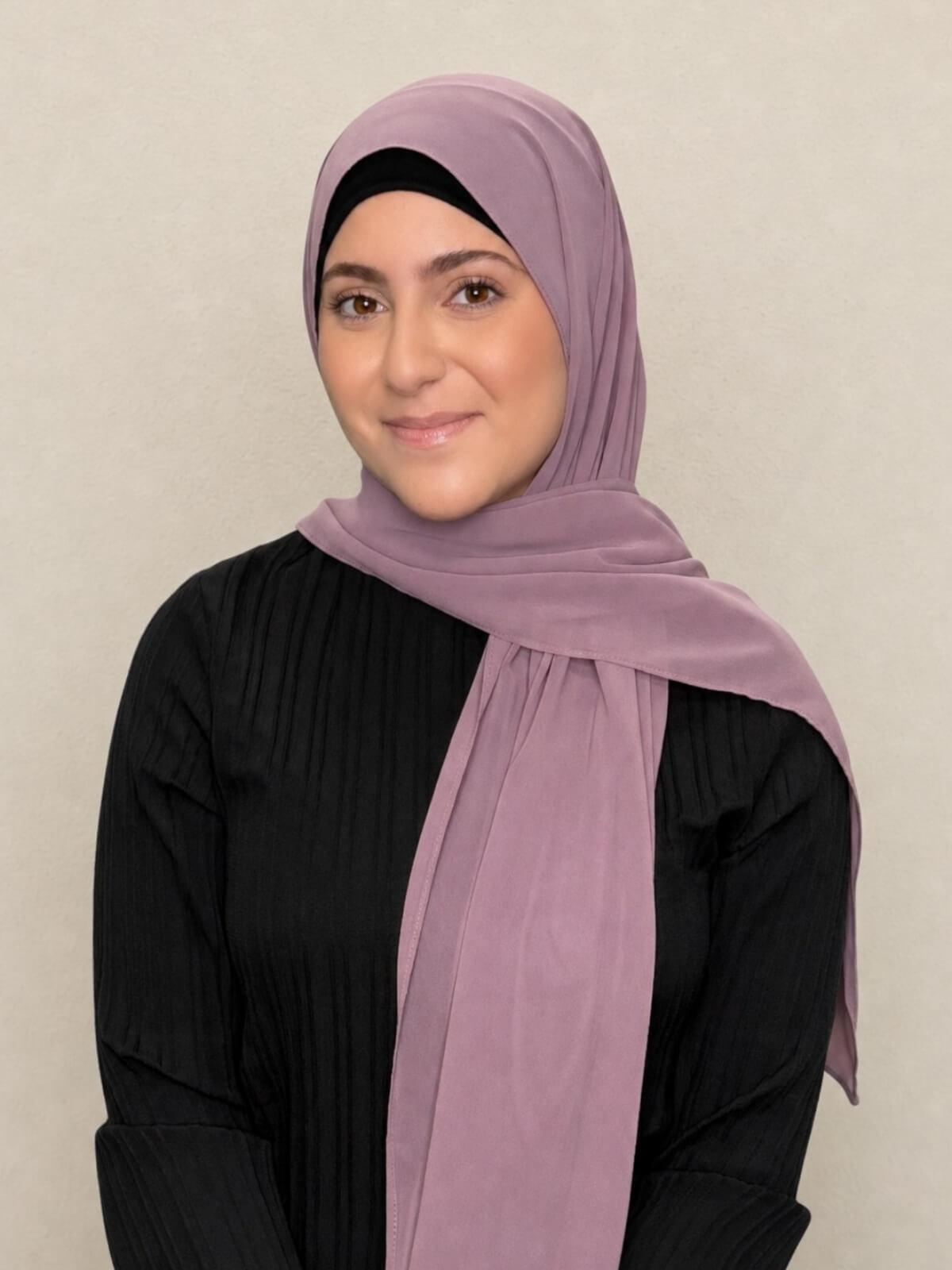 Modish Girl Luxury Chiffon Hijab-Rose Taupe