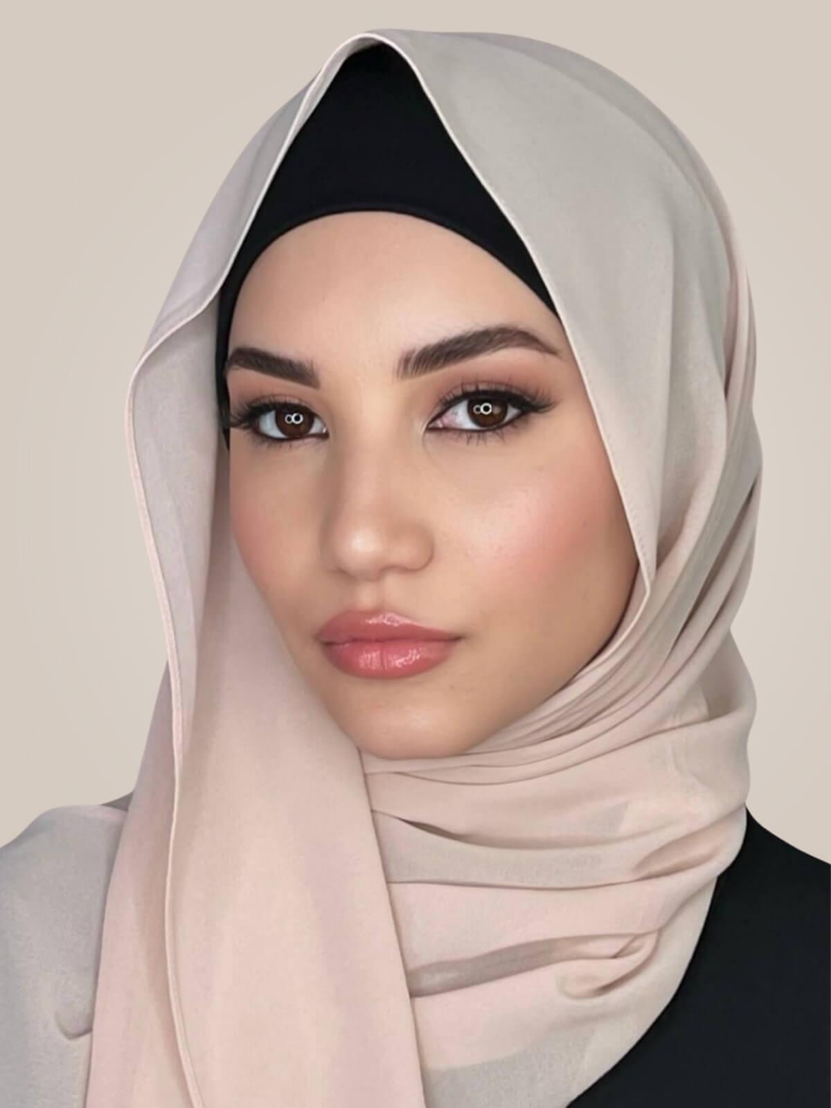 Classic Chiffon Hijab-Pearl