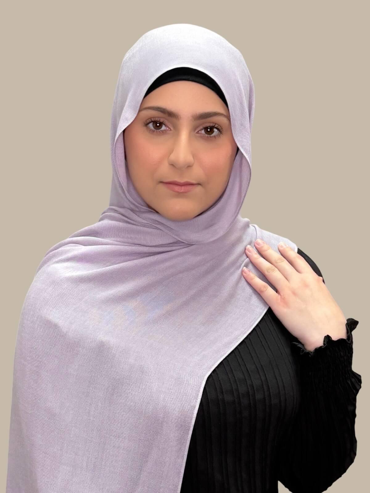 Modish Girl Cotton Modal Hijab-Thunder