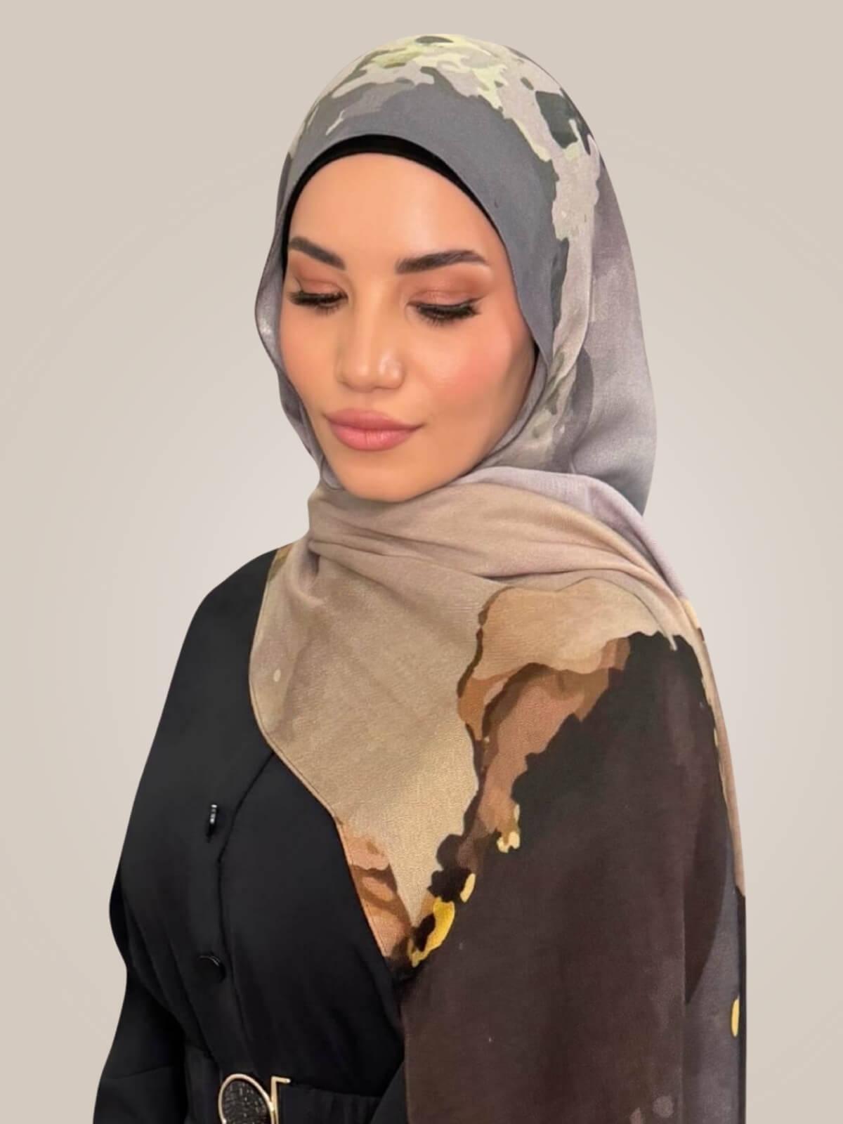 Print Modal Hijab-Beirut Bronze