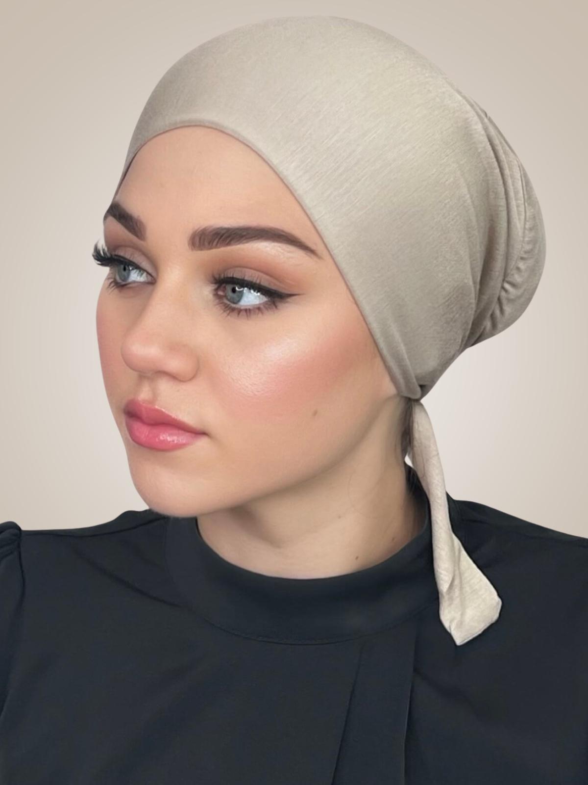 Tie Back UnderScarf-Vanilla