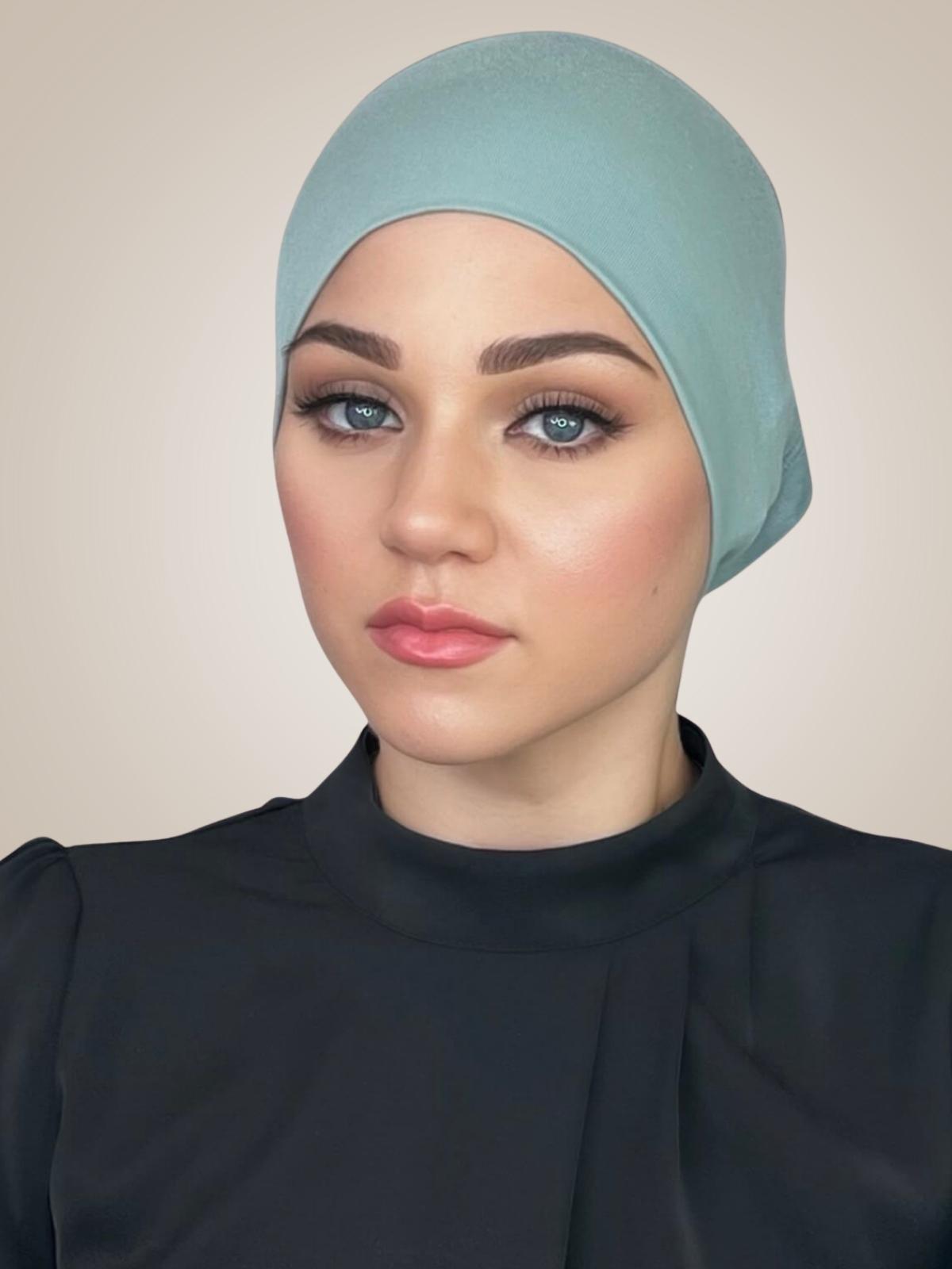 Premium Jersey UnderScarf-Pale Cyan