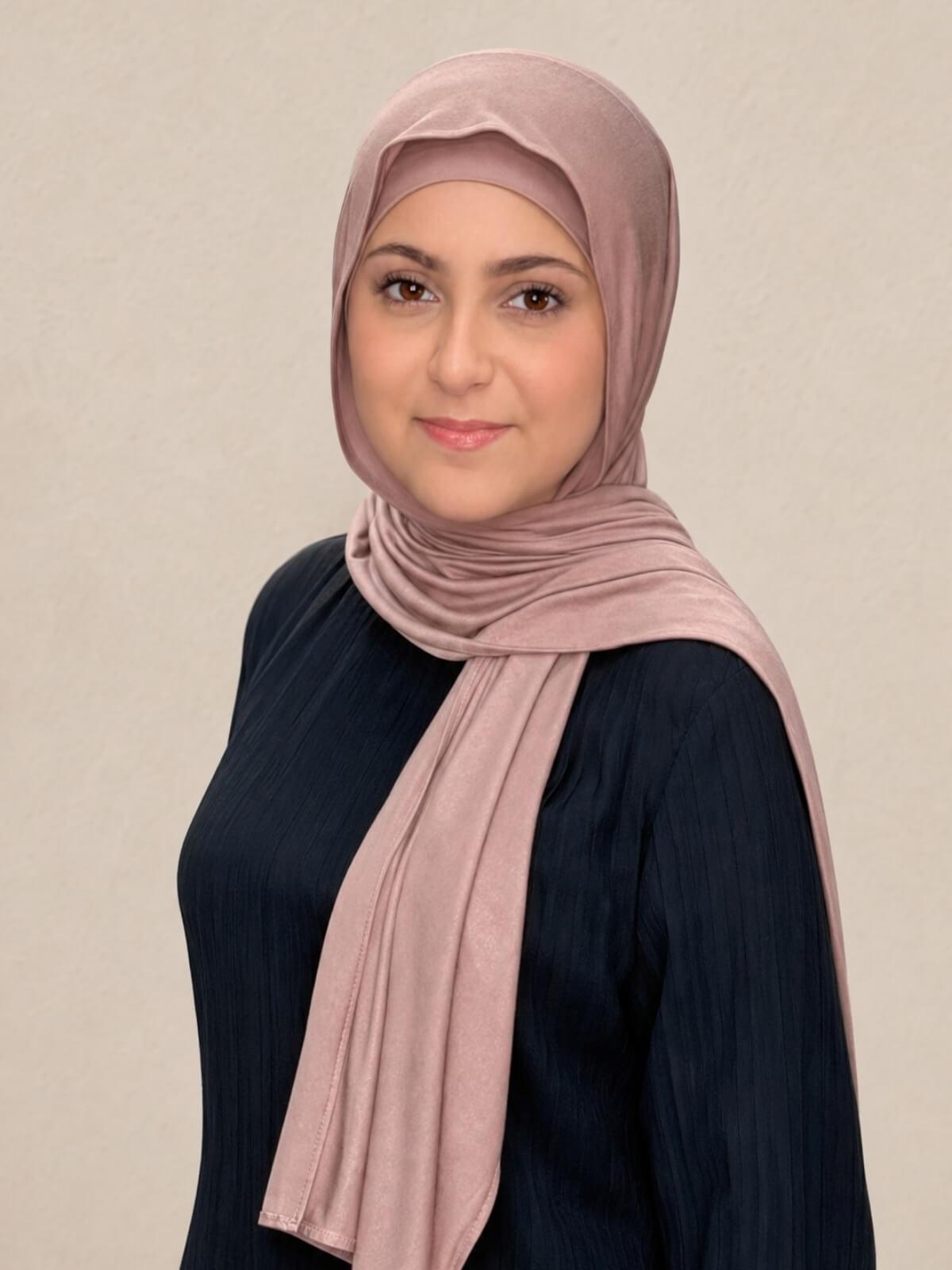 Modish Girl Premium Jersey hijab-Pale Taupe