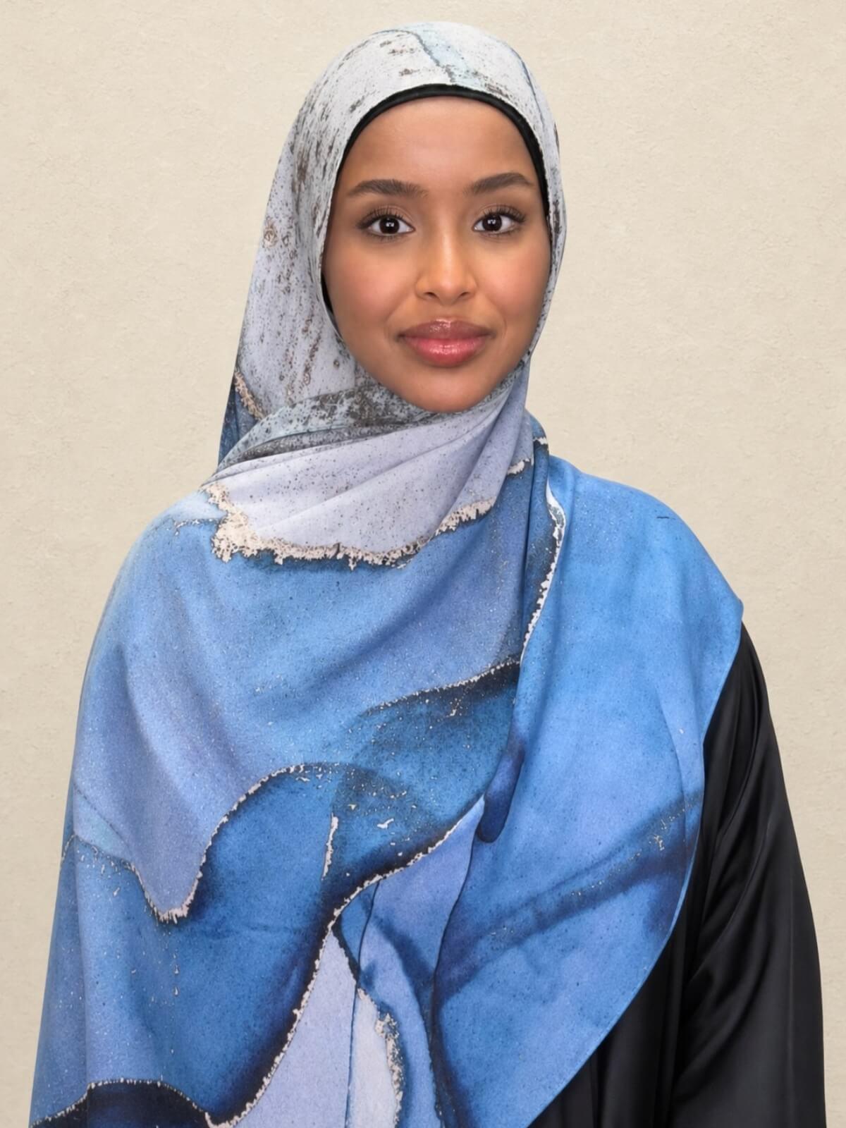 Print Modal Hijab-Santorini Night