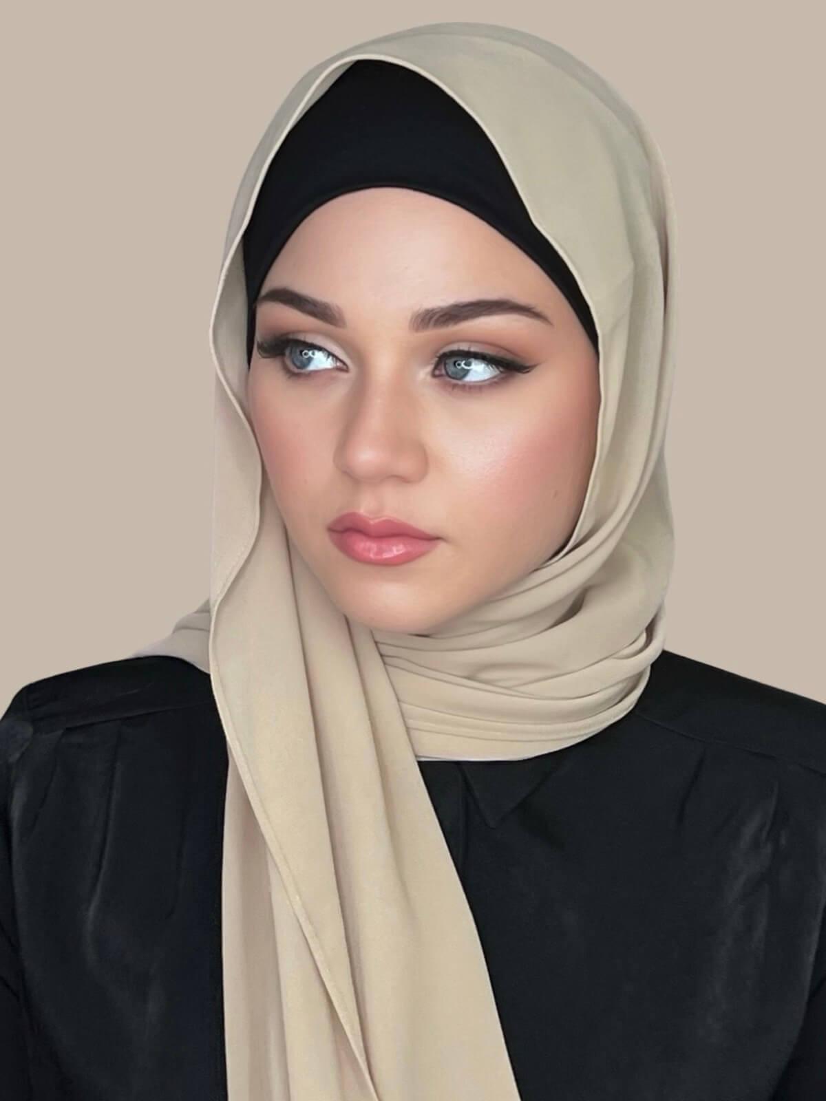 Classic Chiffon Hijab-Camel