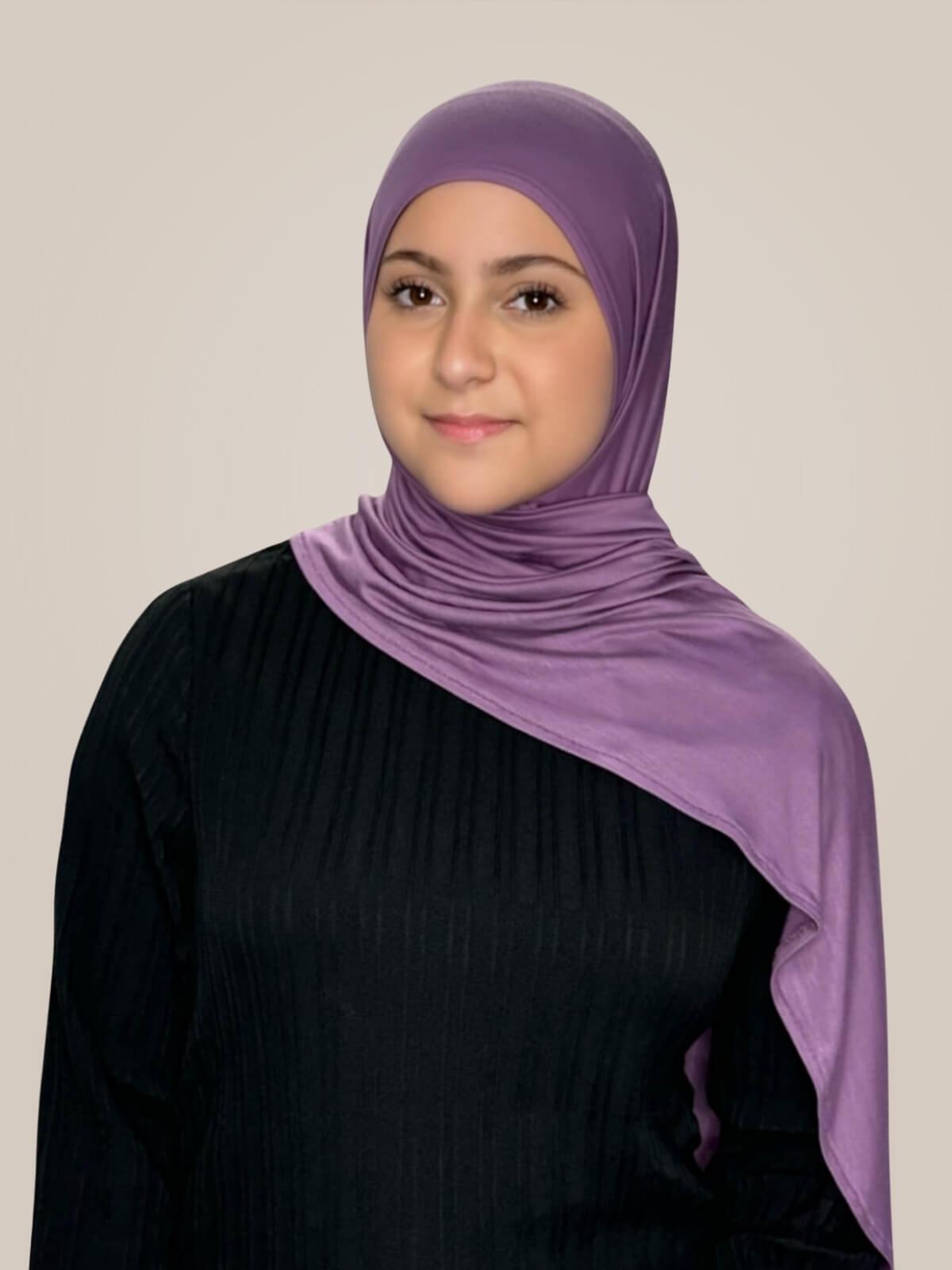 Modish Girl Pre-Sewn Jersey Hijab-Mauve Taupe