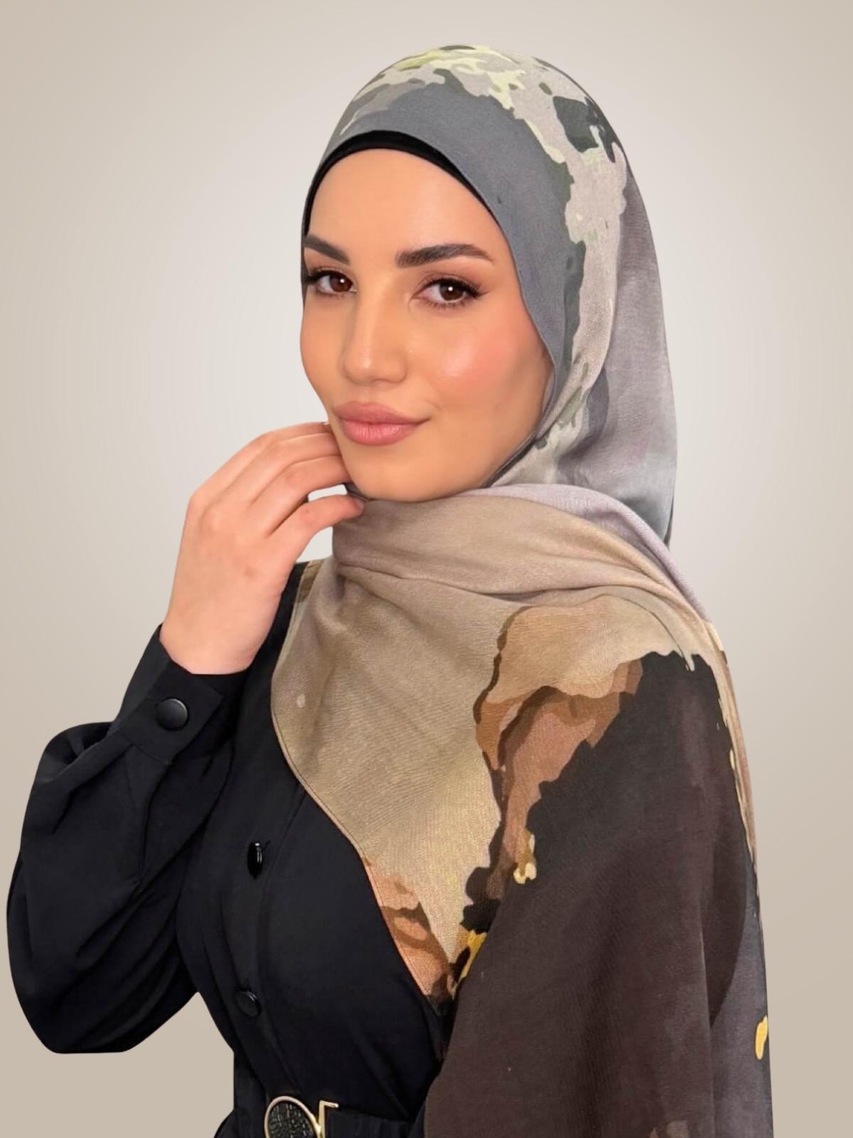 Print Modal Hijab-Beirut Bronze