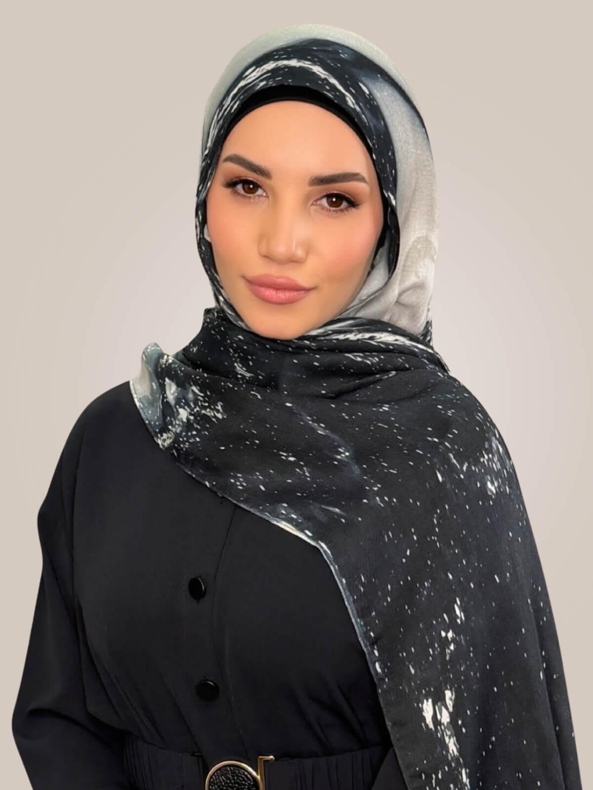 Print Modal Hijab-Milan Noir