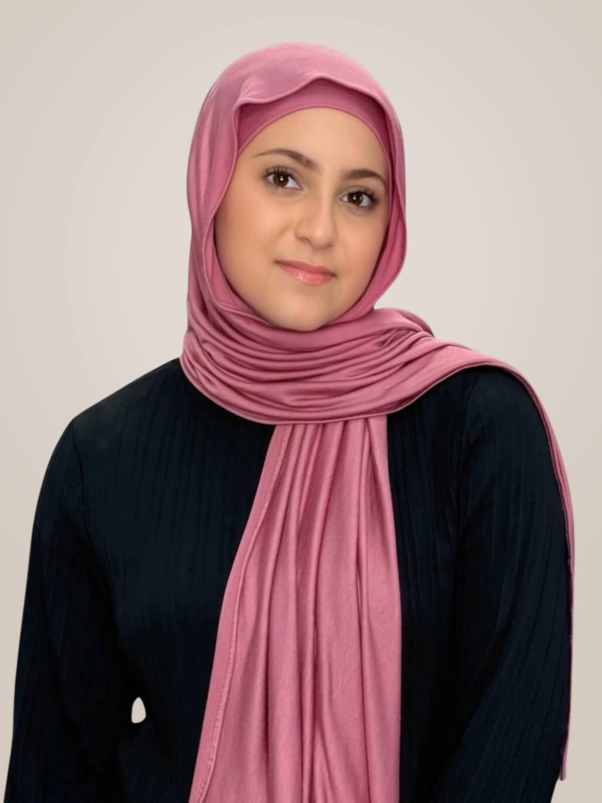 Modish Girl Premium Jersey Hijab-Pale Rose