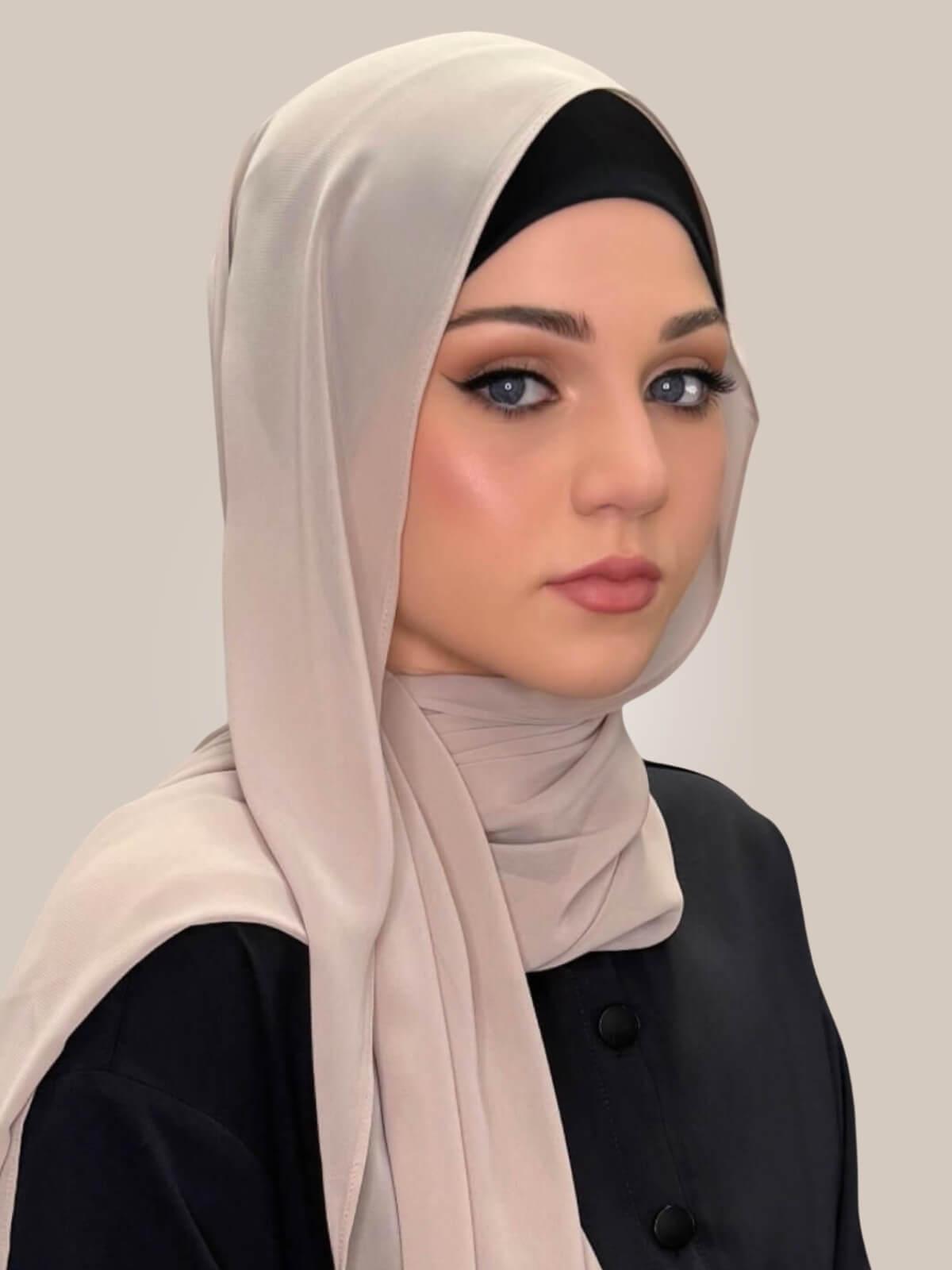 Luxury Chiffon Hijab-Oat