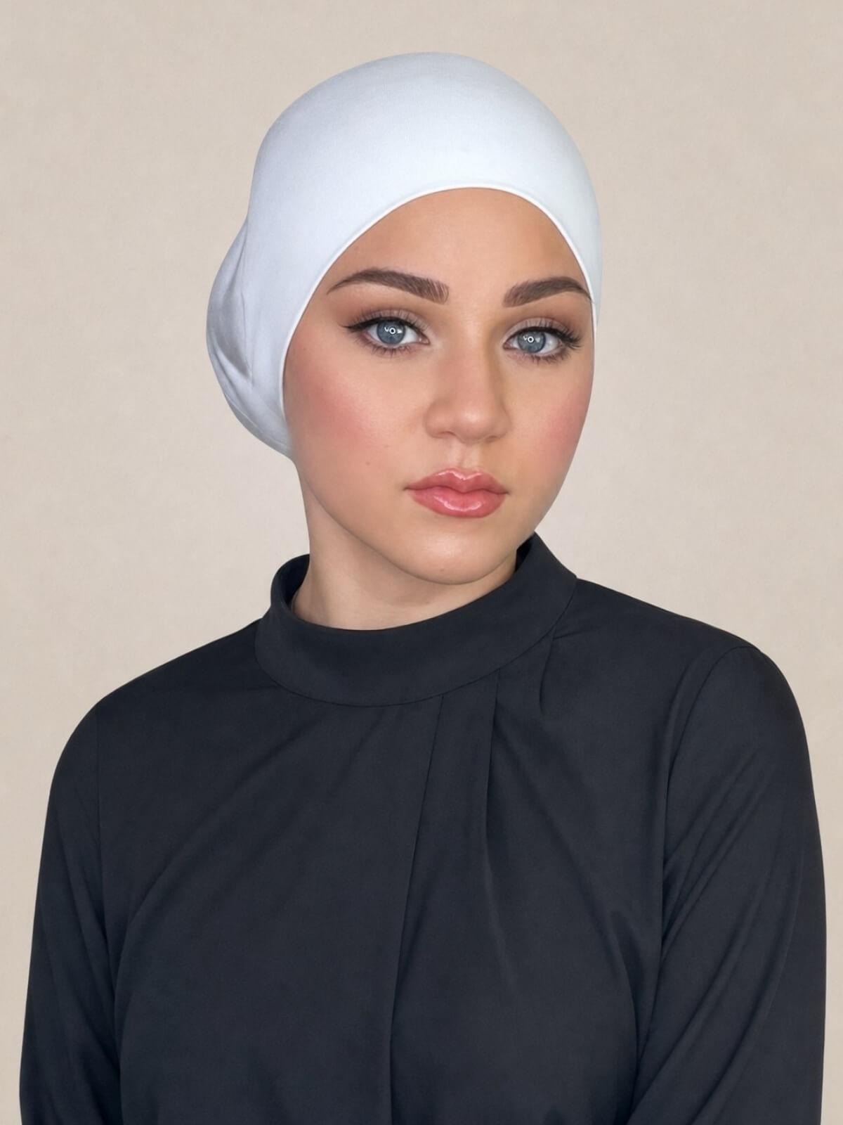 Premium Jersey Underscarf-White
