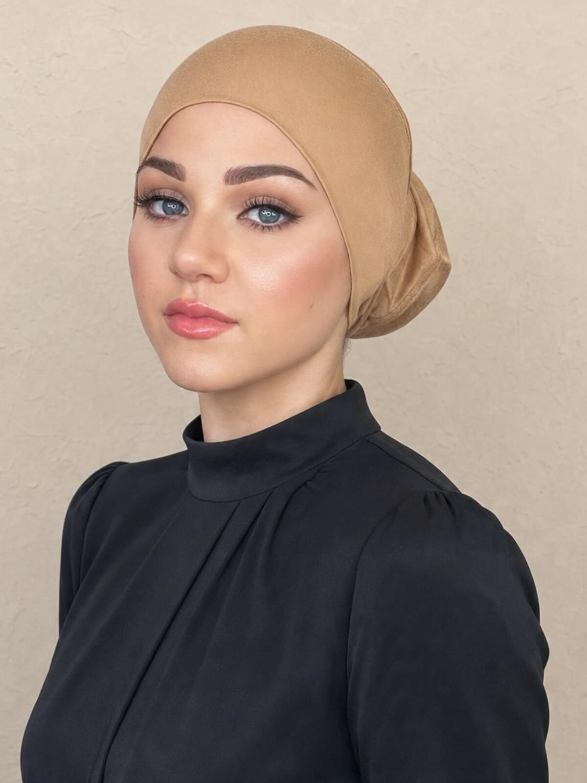 Premium Jersey Under Scarf-Honey
