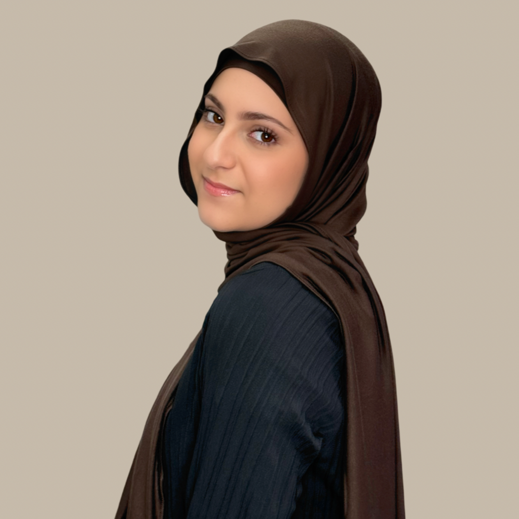 Modish Girl Premium Jersey Hijab-Chocolate Brown