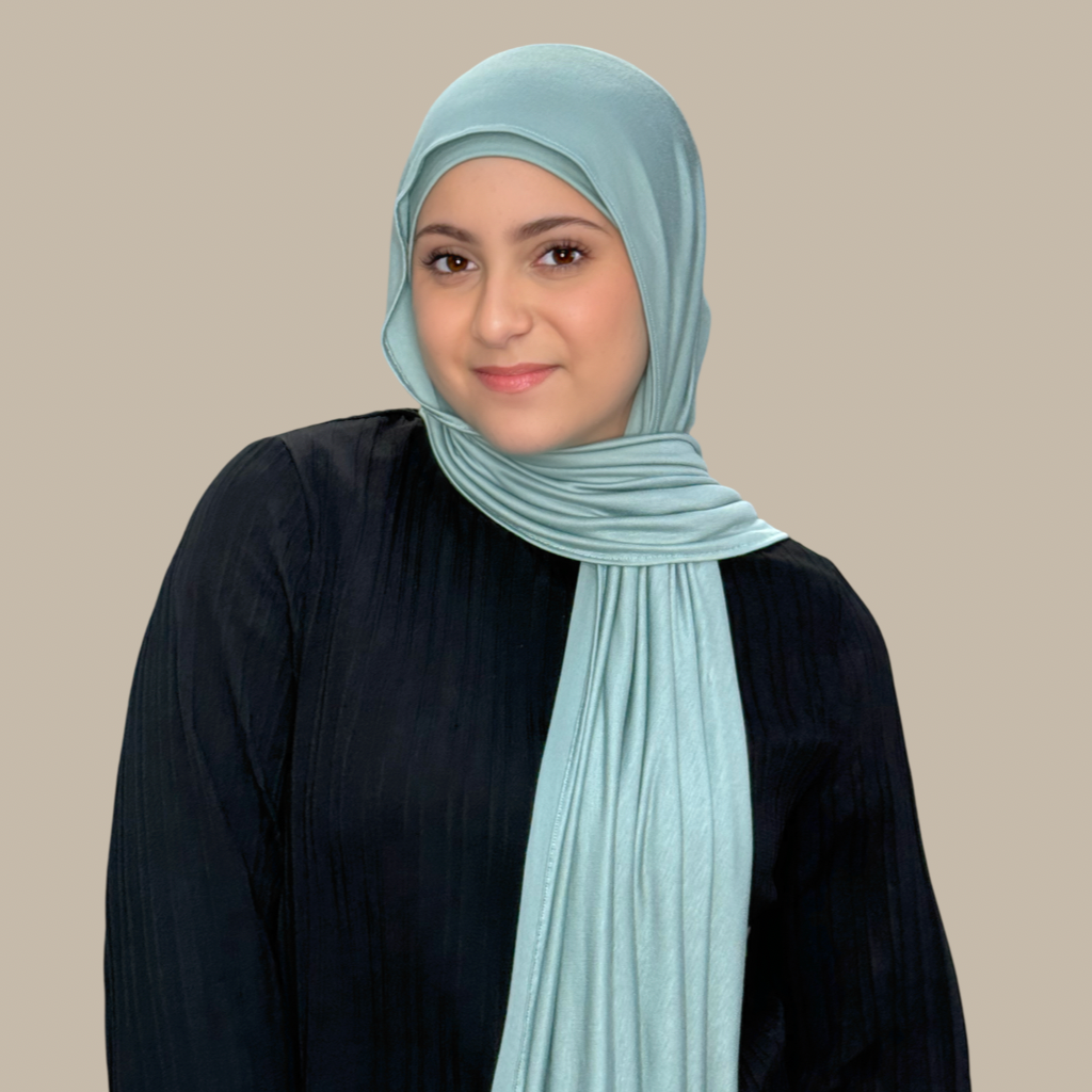 Modish Girl Premium Jersey Hijab-Pale Cyan