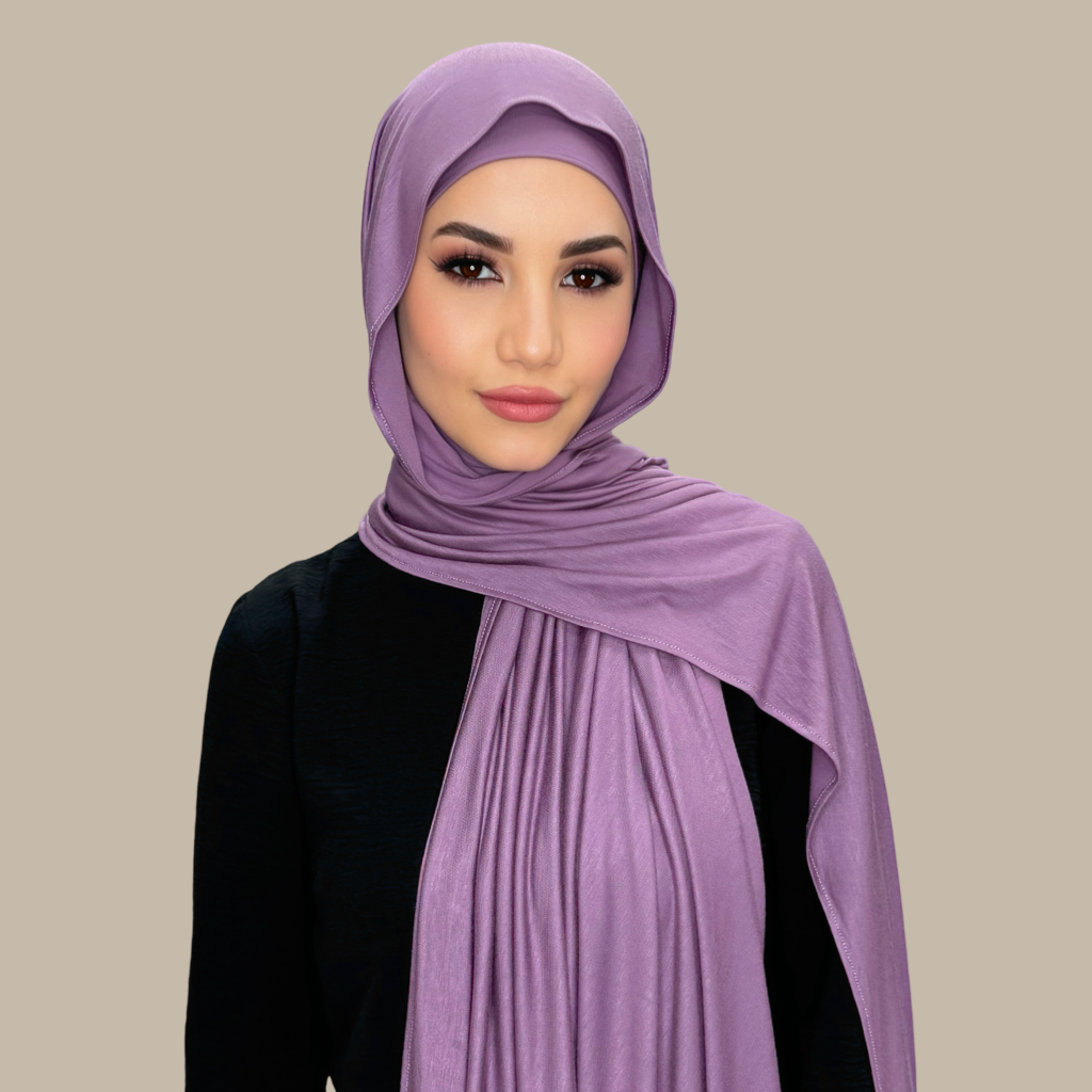 Premium Jersey hijab-Mauve Taupe