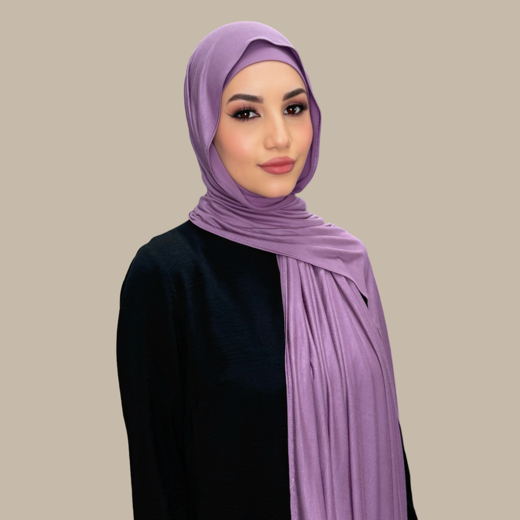 Premium Jersey hijab-Mauve Taupe