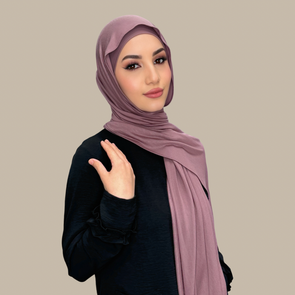 Premium Jersey Hijab-Rose Taupe